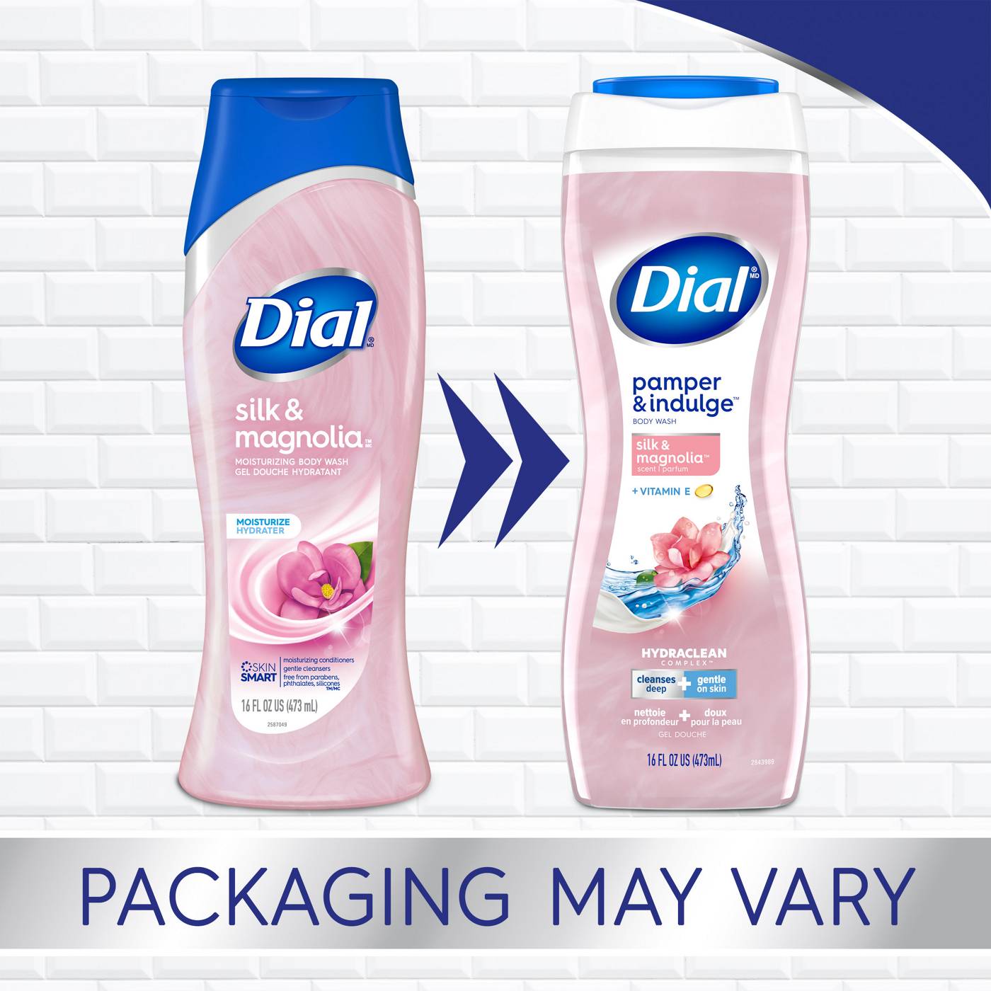 Dial Pamper & Indulge Body Wash - Silk & Magnolia - Shop Body Wash at H-E-B