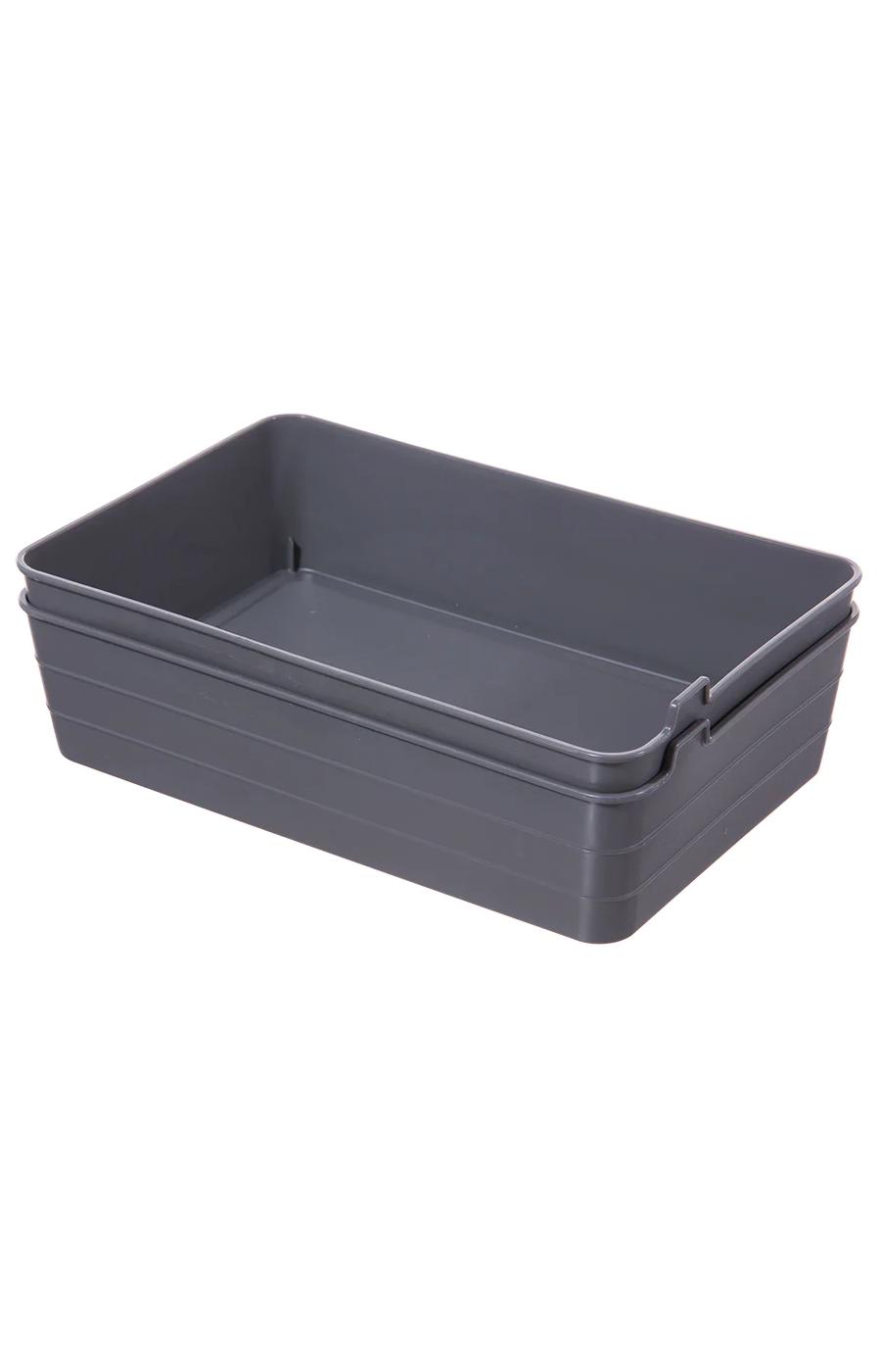 Starplast Large Flex Mini Trays - Gray; image 1 of 2
