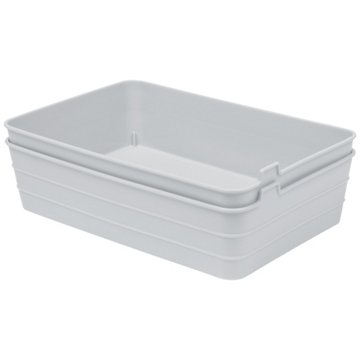 Starplast Large Flex Mini Trays - White, 2 pk