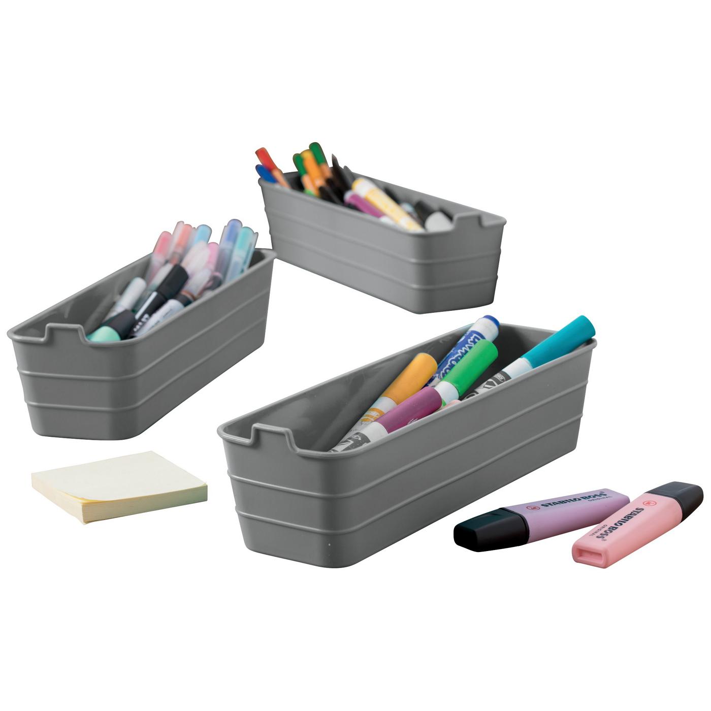 Starplast Long Flex Mini Trays - Gray; image 2 of 2