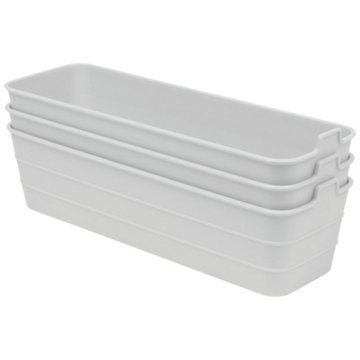 Starplast Long Flex Mini Trays - White, 3 pk