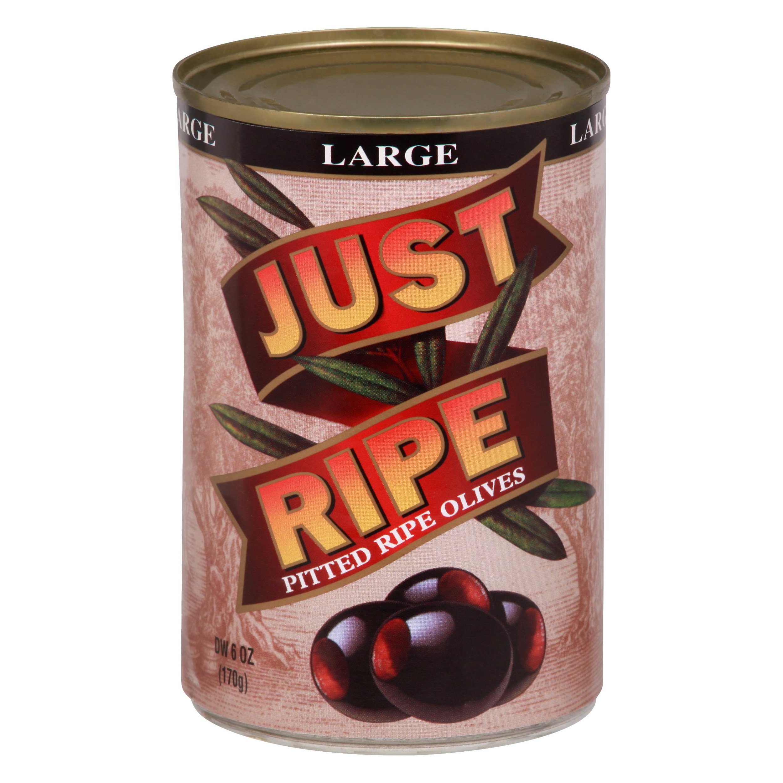 Just Ripe Large Ripe Pitted Black Olives Shop Canned & Dried Food at