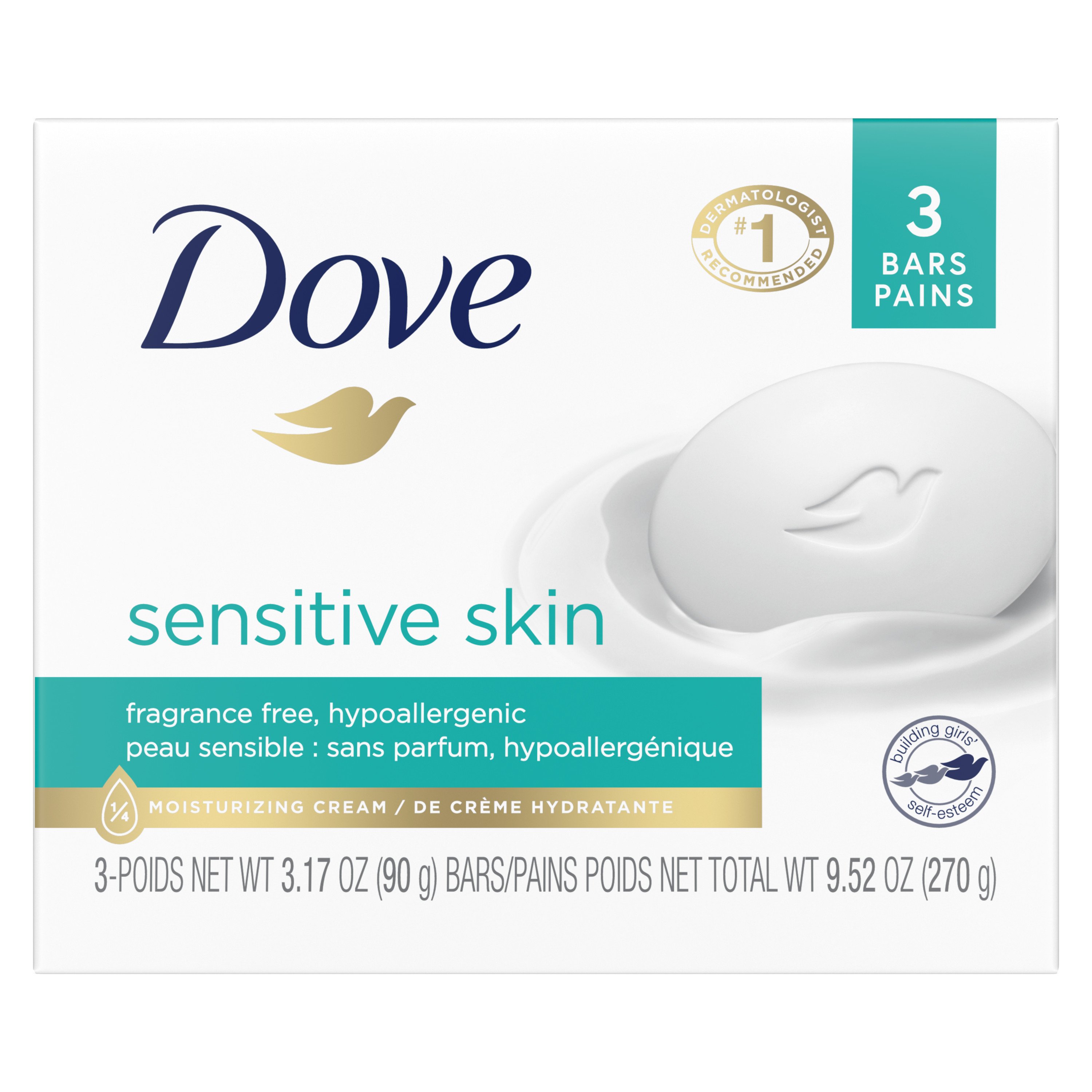 Dove Sensitive Skin Beauty Bar Soap - Shop Cleansers ...