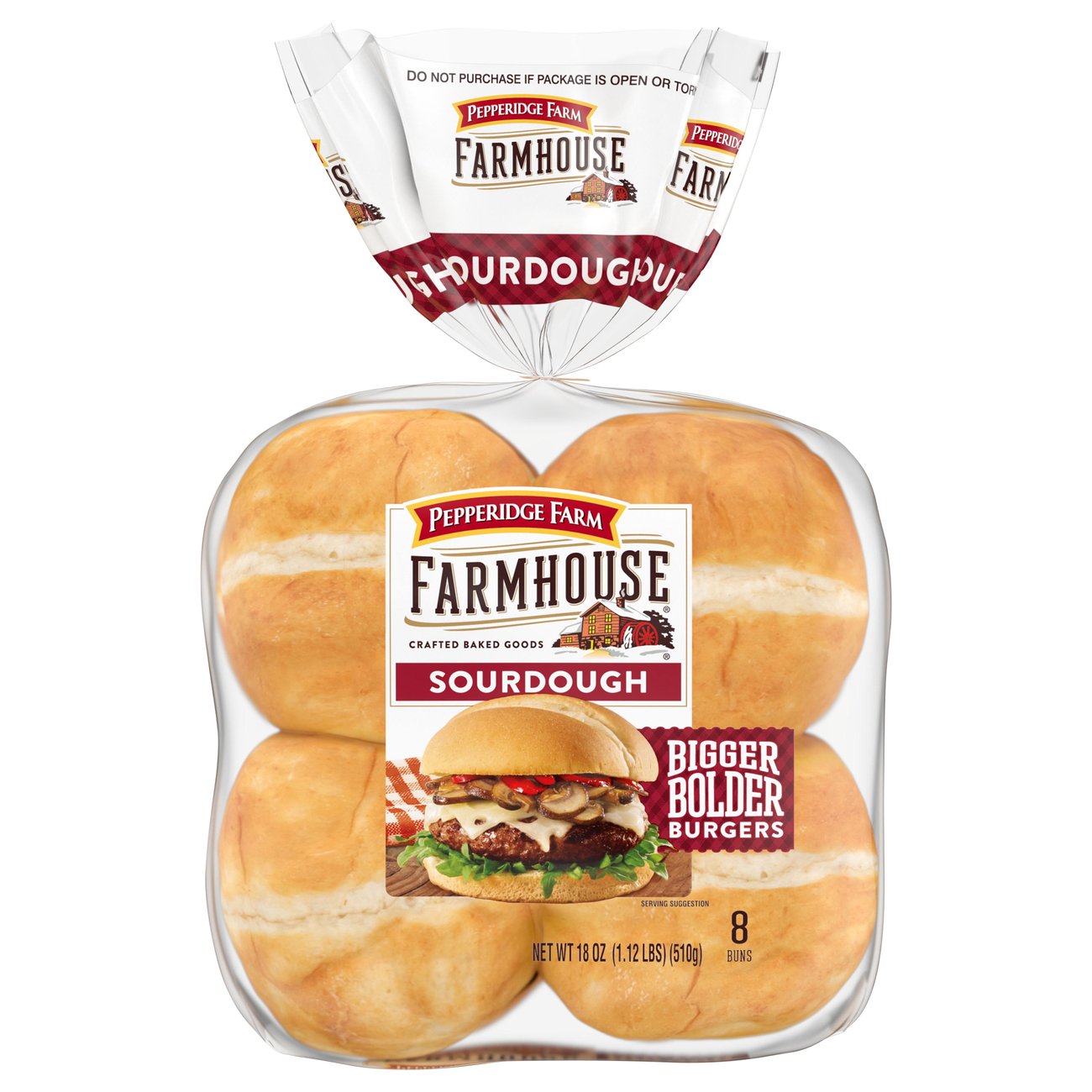 Pepperidge Farm Farmhouse Sourdough Hamburger Buns - Shop Buns & Rolls ...