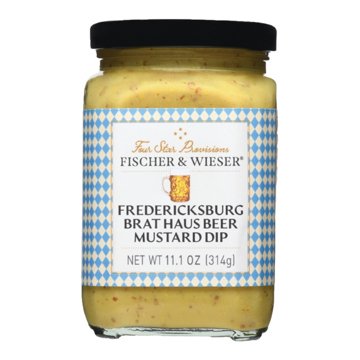 Fischer & Wieser Four Star Provisions Fredericksburg Brat Haus Beer Mustard Dip, 11.1 oz