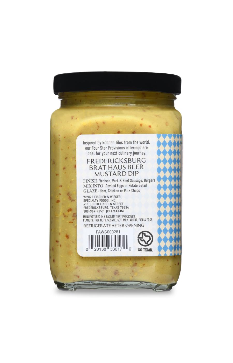 Fischer & Wieser Four Star Provisions Fredericksburg Brat Haus Beer Mustard Dip; image 3 of 3