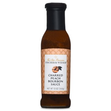 Fischer & Wieser Four Star Provisions Charred Peach Bourbon Sauce, 12 oz