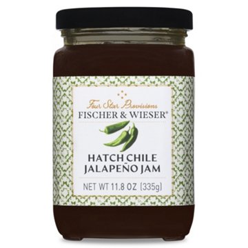 Fischer & Wieser Four Star Provisions Hatch Chile Jalapeno Jam, 11.8 oz