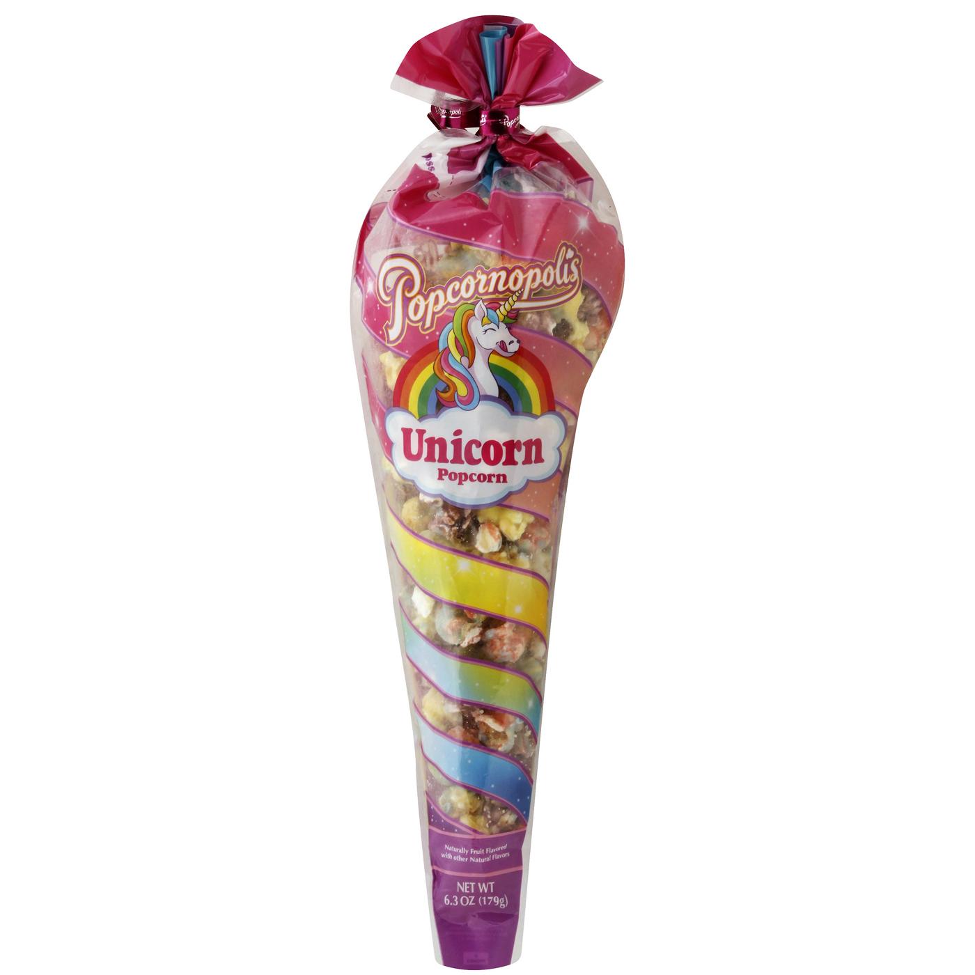 Popcornopolis Unicorn Flavor Popcorn Cone; image 1 of 2