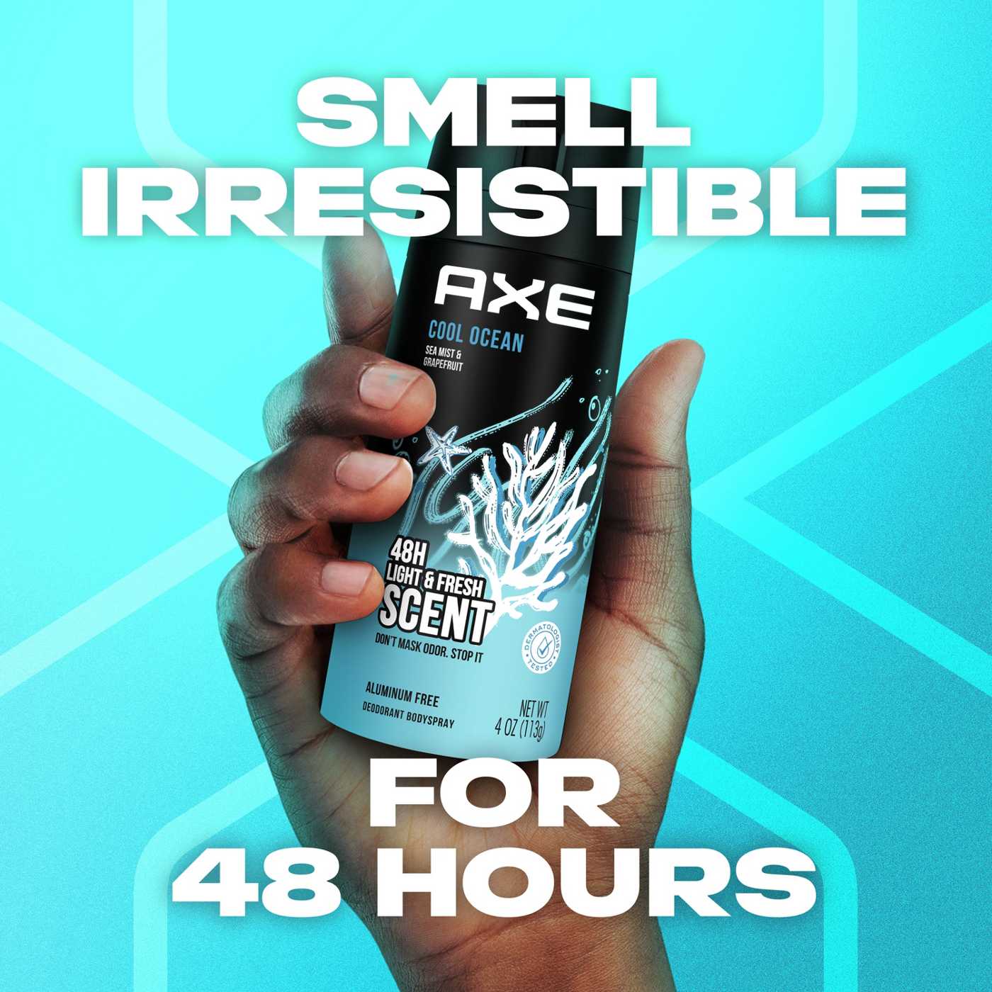 AXE Men's 48 Hr Deodorant Body Spray - Cool Ocean; image 2 of 6