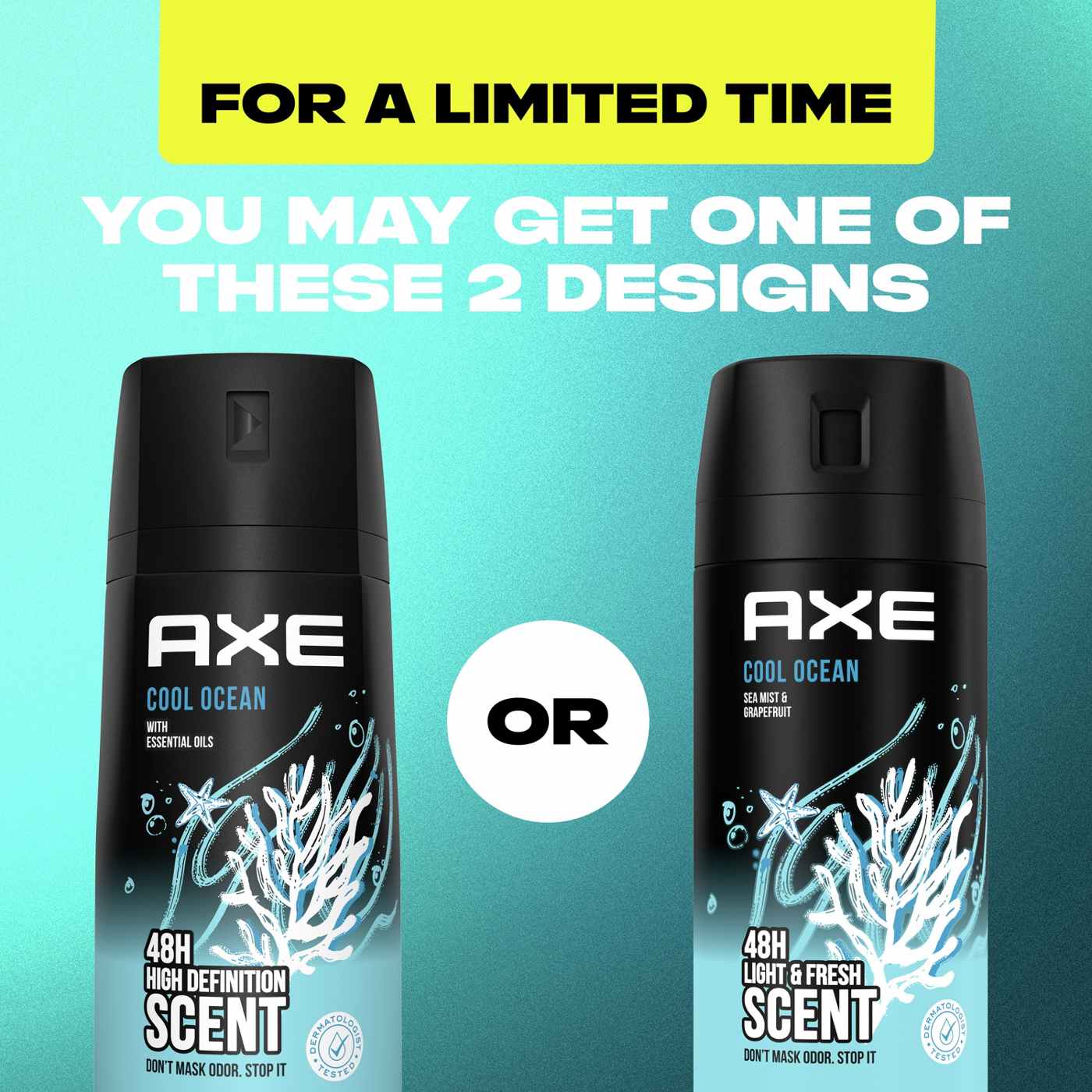 AXE Men's 48 Hr Deodorant Body Spray Cool Ocean Shop Deodorant