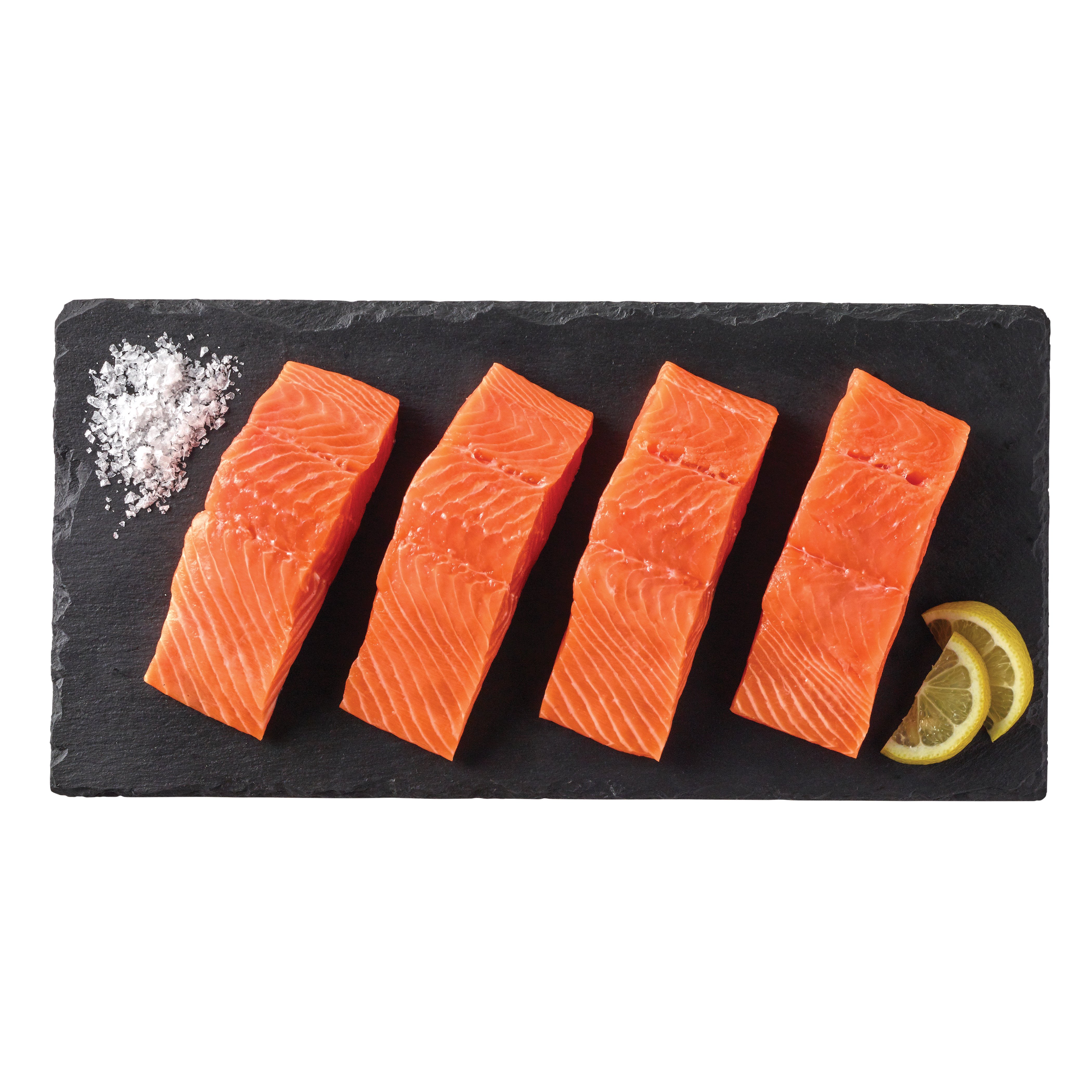 HEB Wild Caught Fresh Columbia River King Salmon Fillet Shop Fish