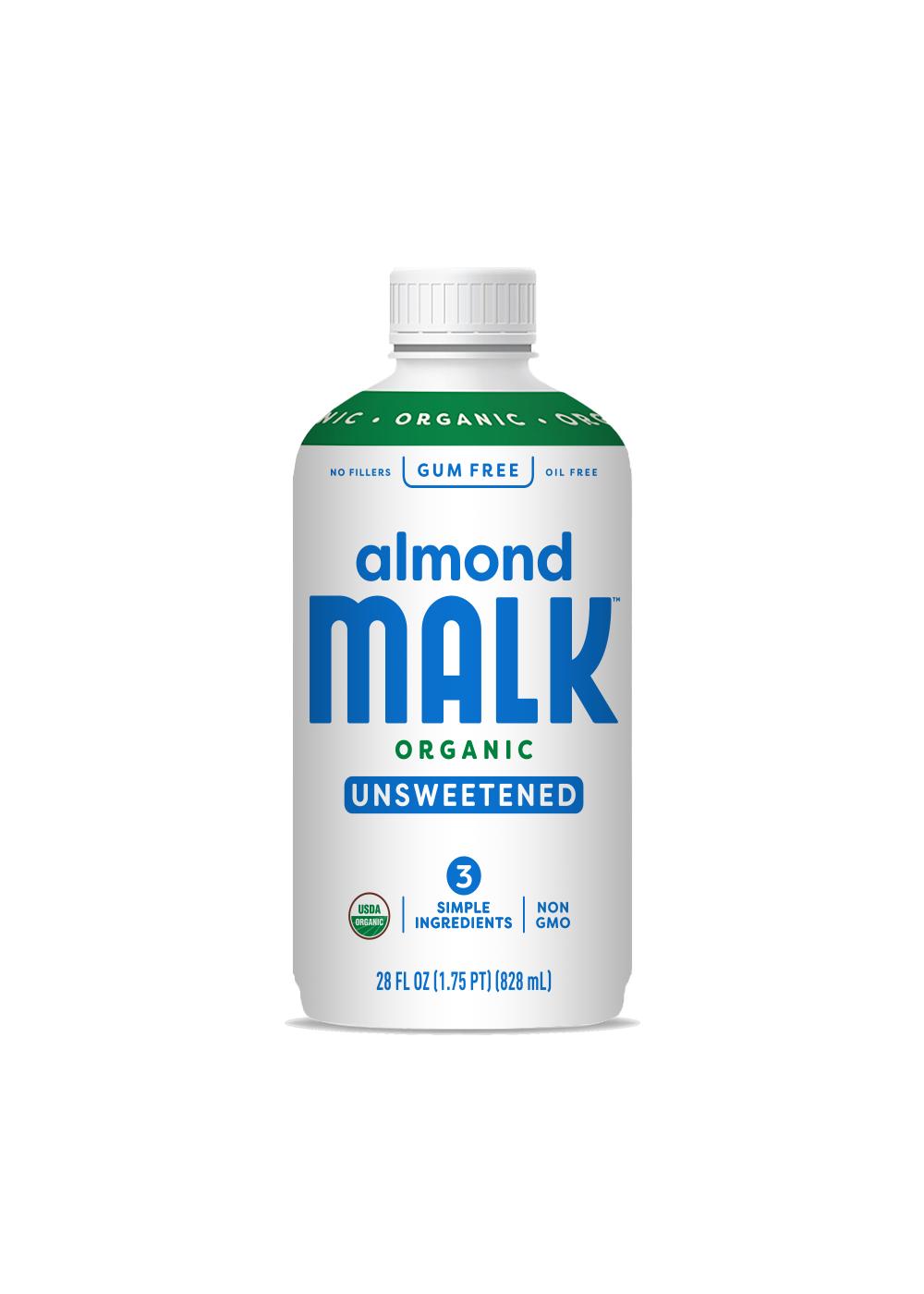 MALK Organic Almond Milk - Unsweetened; image 1 of 2