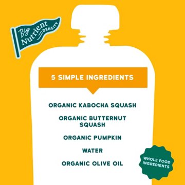 Serenity Kids Organic Baby Food Pouch - Squashes