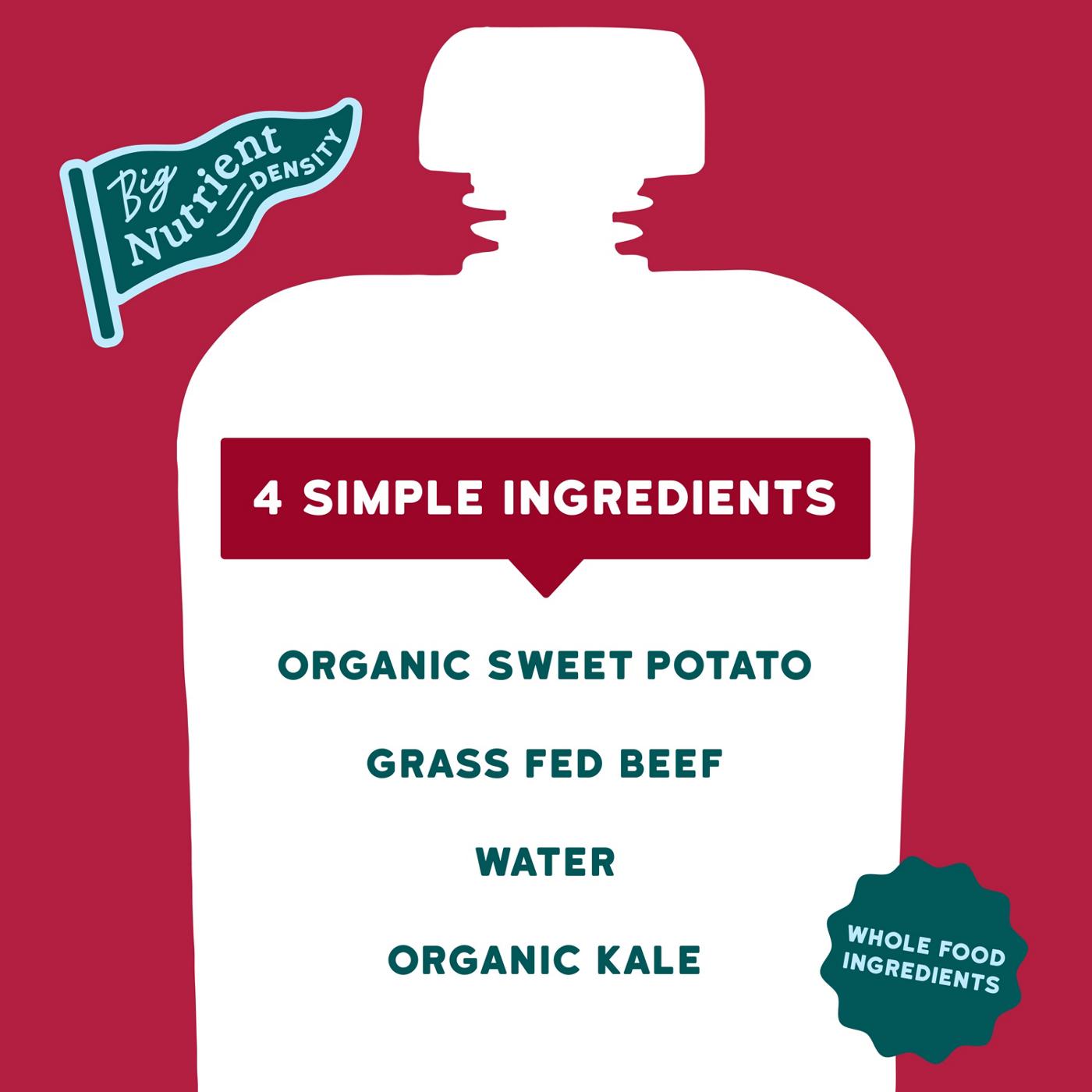 Serenity Kids Organic Pouch - Grass Fed Beef Kale & Sweet Potato; image 4 of 8