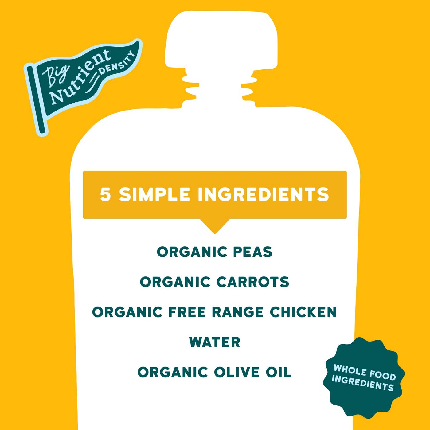 Serenity Kids Organic Pouch - Free Range Chicken Peas & Carrots; image 7 of 8