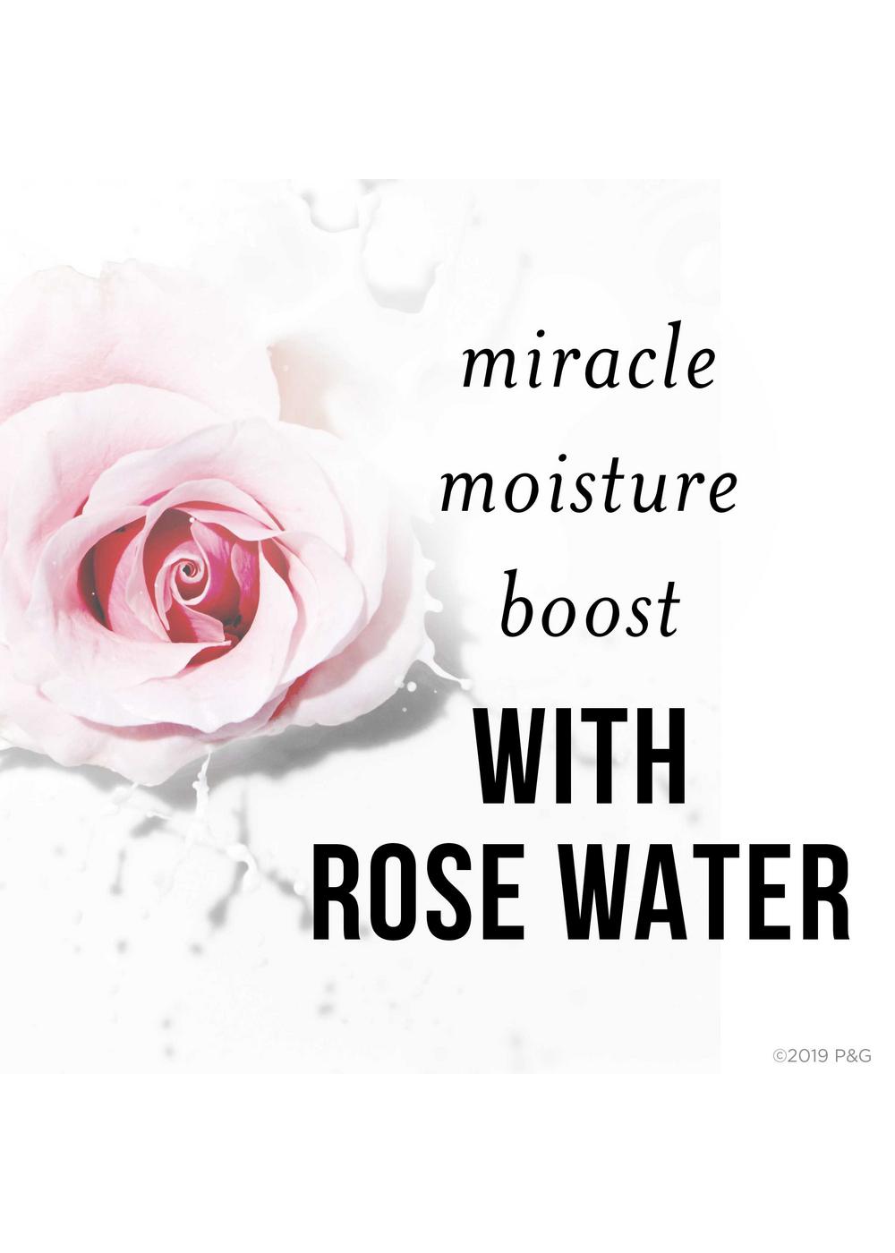 Pantene Nutrient Blends Miracle Moisture Boost Rose Water Shampoo; image 8 of 10