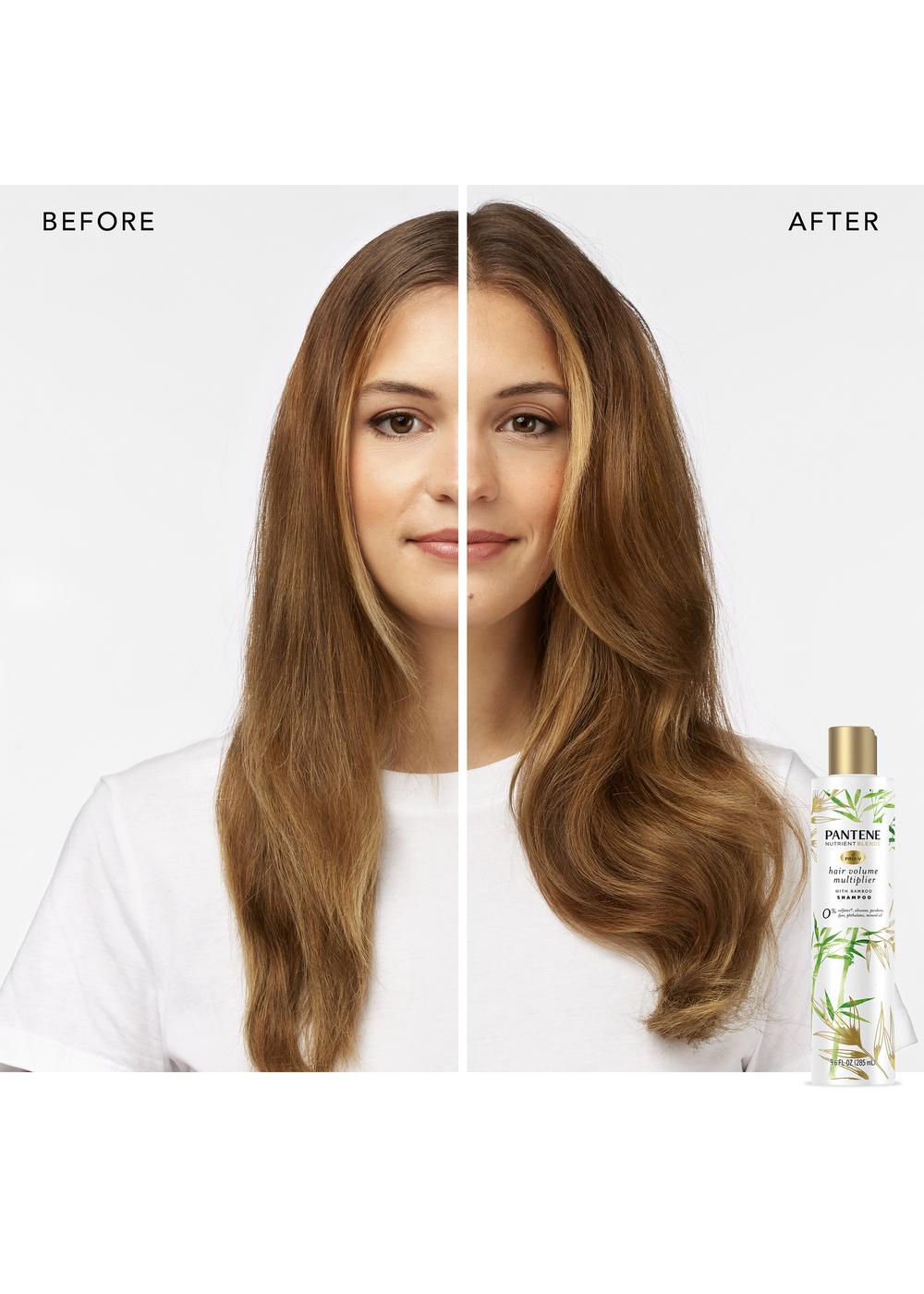 Pantene Nutrient Blends Hair Volume Multiplier Shampoo; image 6 of 15