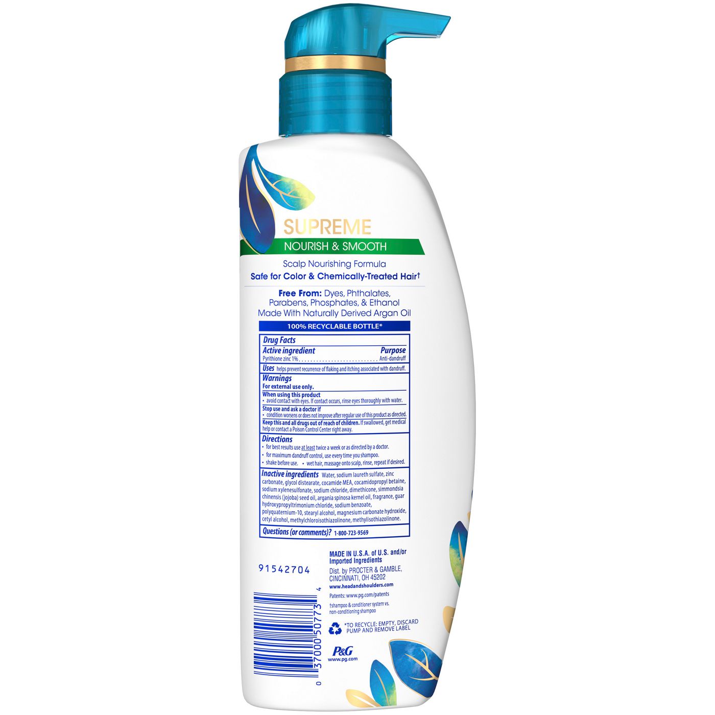 Head & Shoulders Supreme Sulfate Free Nourish & Smooth Shampoo Shop Shampoo & Conditioner at HEB