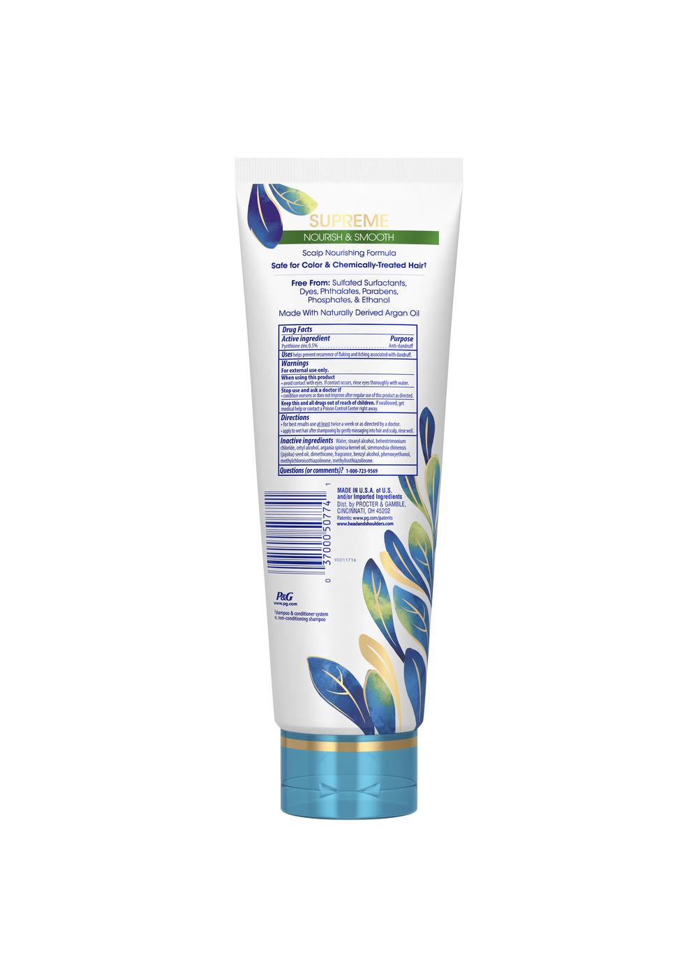 Head & Shoulders Supreme Nourish & Smooth Conditioner; image 8 of 9