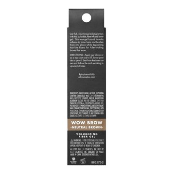 e.l.f. Wow Brow Volumizing Fiber Gel - Neutral Brown