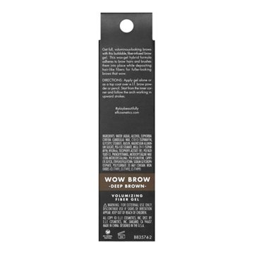e.l.f. Wow Brow Volumizing Fiber Gel - Deep Brown