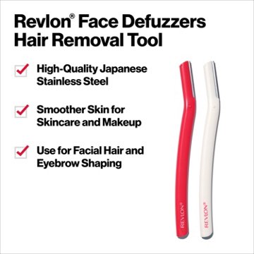 Revlon Beauty Tools Facial Blades, 2 ct