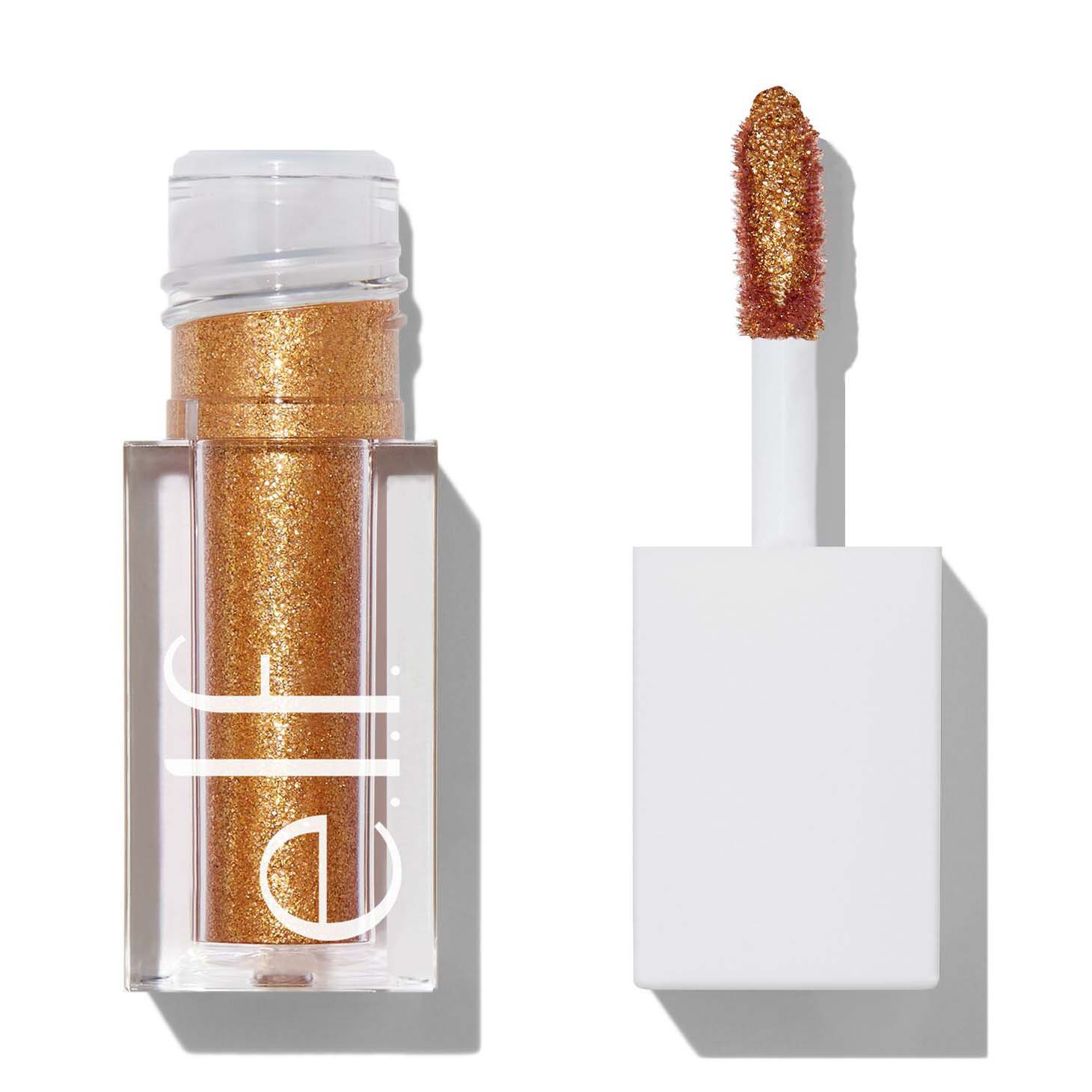 e.l.f. Liquid Glitter Eyeshadow, 24K Gold - Shop Eyeshadow at H-E-B