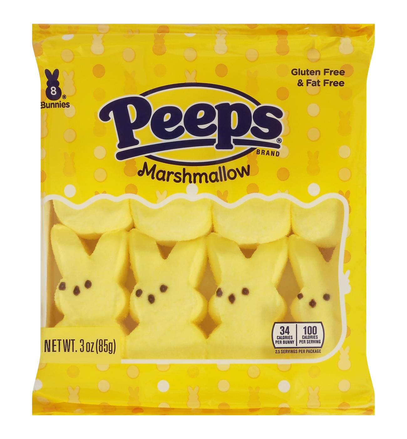 Peeps Marshmallow Easter Bunnies - Yellow; image 1 of 2