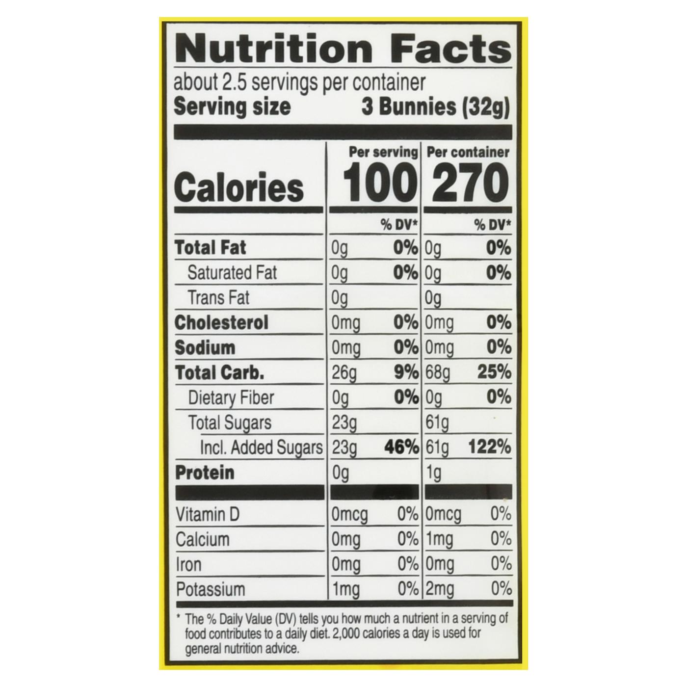 Peeps Marshmallow Easter Bunnies - Yellow; image 2 of 2