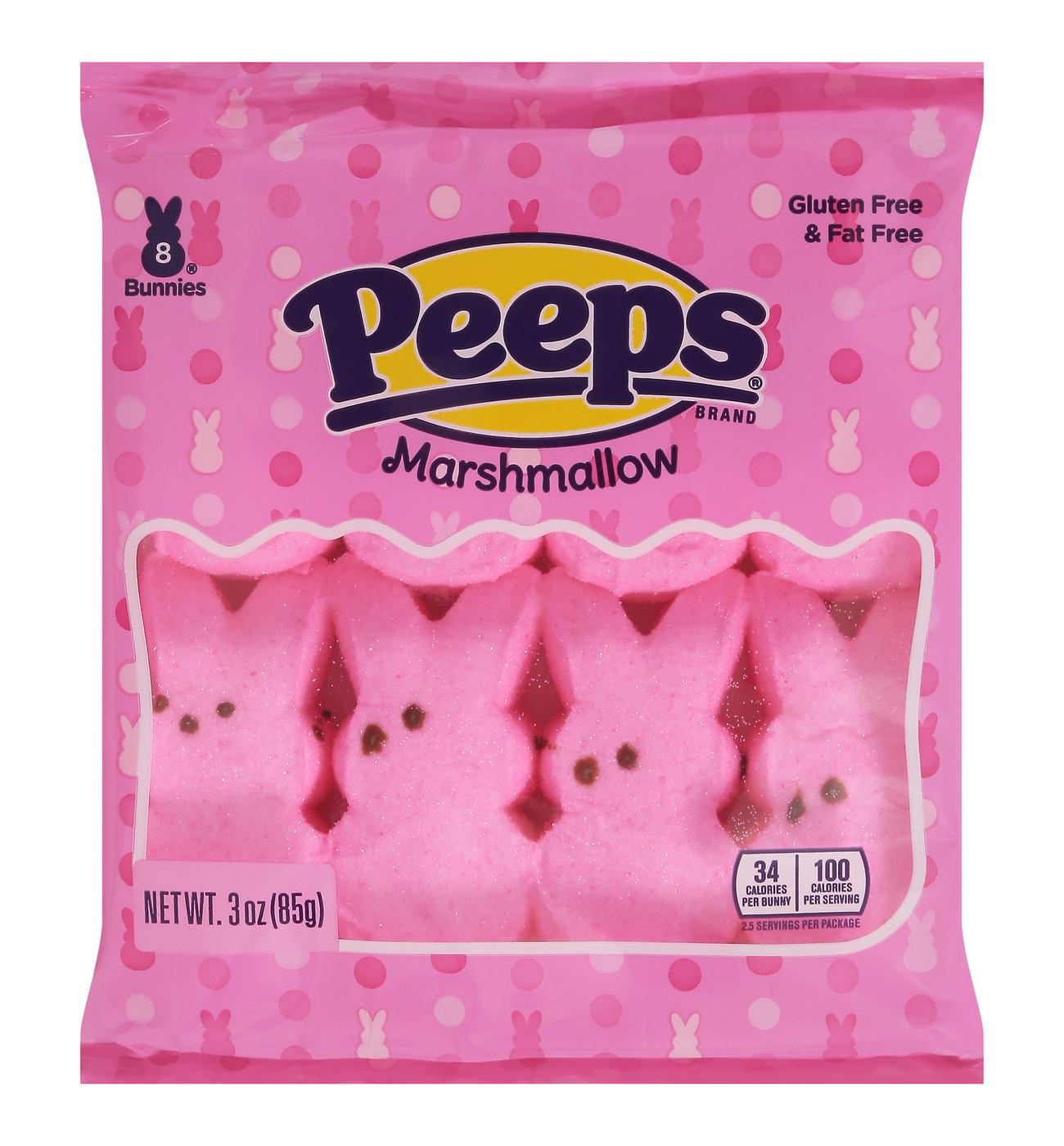 Peeps Marshmallow Easter Bunnies - Pink; image 1 of 2
