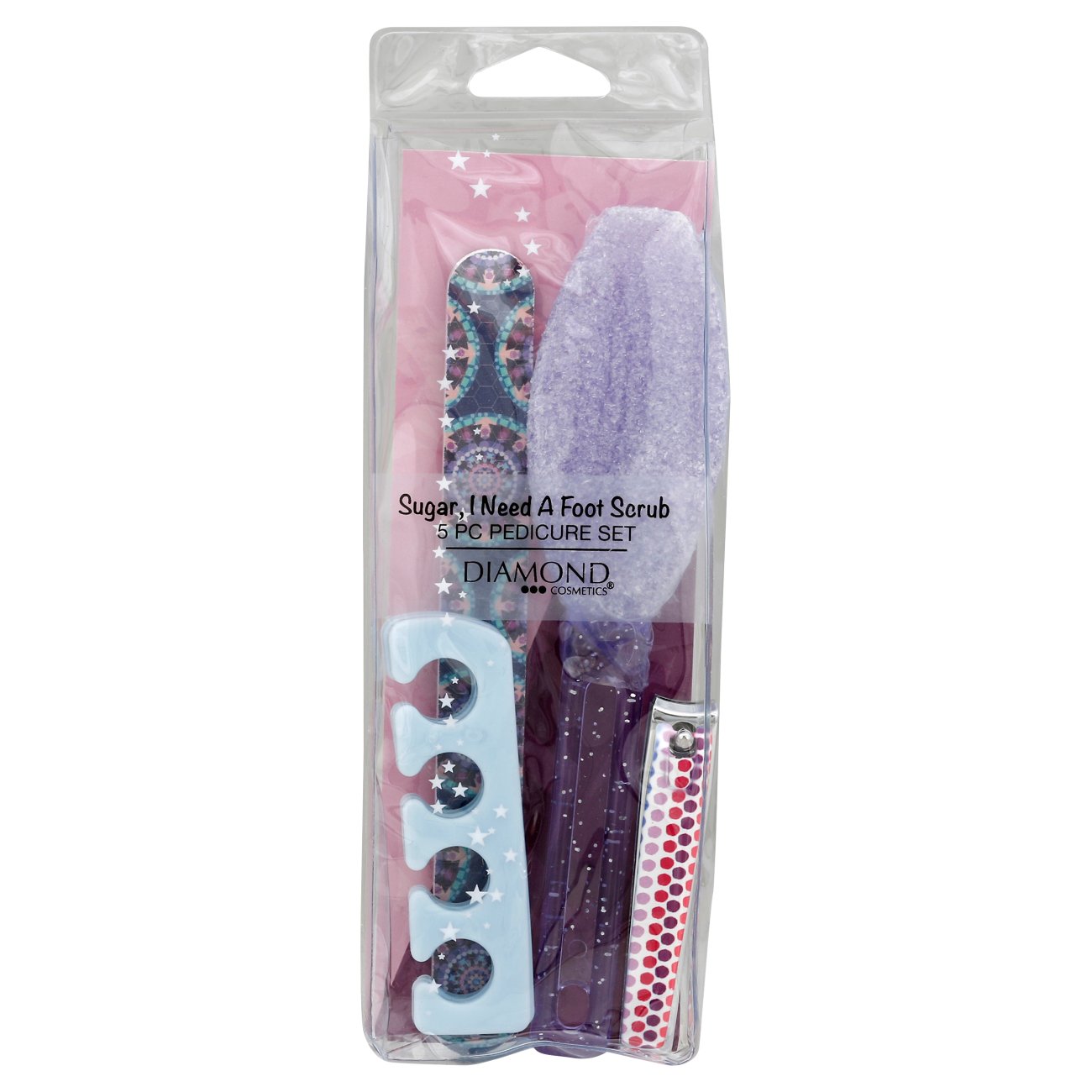 Diamond Cosmetics Sugar I Need A Foot Scrub 5 Piece Pedicure Set Shop