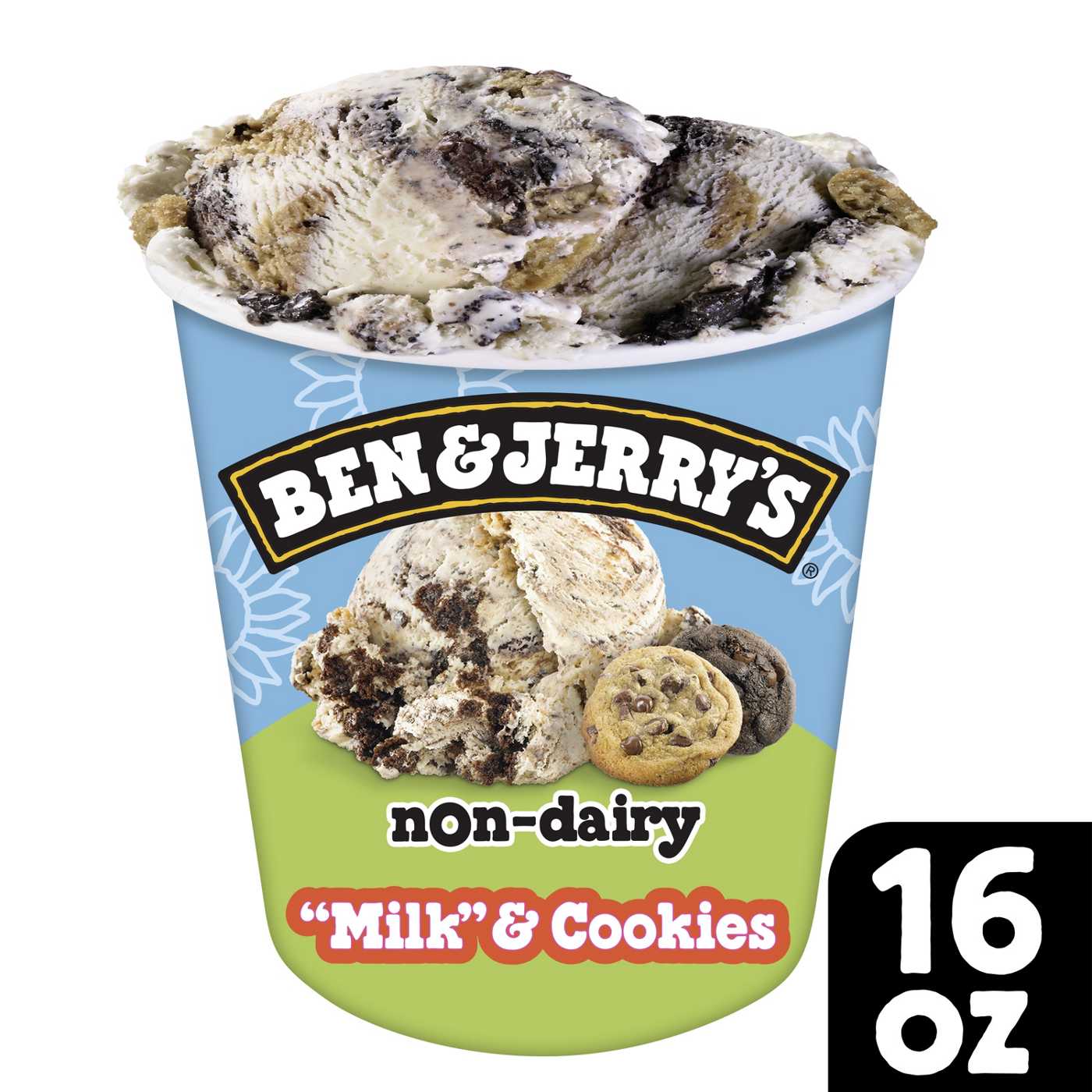 Ben & Jerry's Non Dairy Milk & Cookies Frozen Dessert; image 3 of 6
