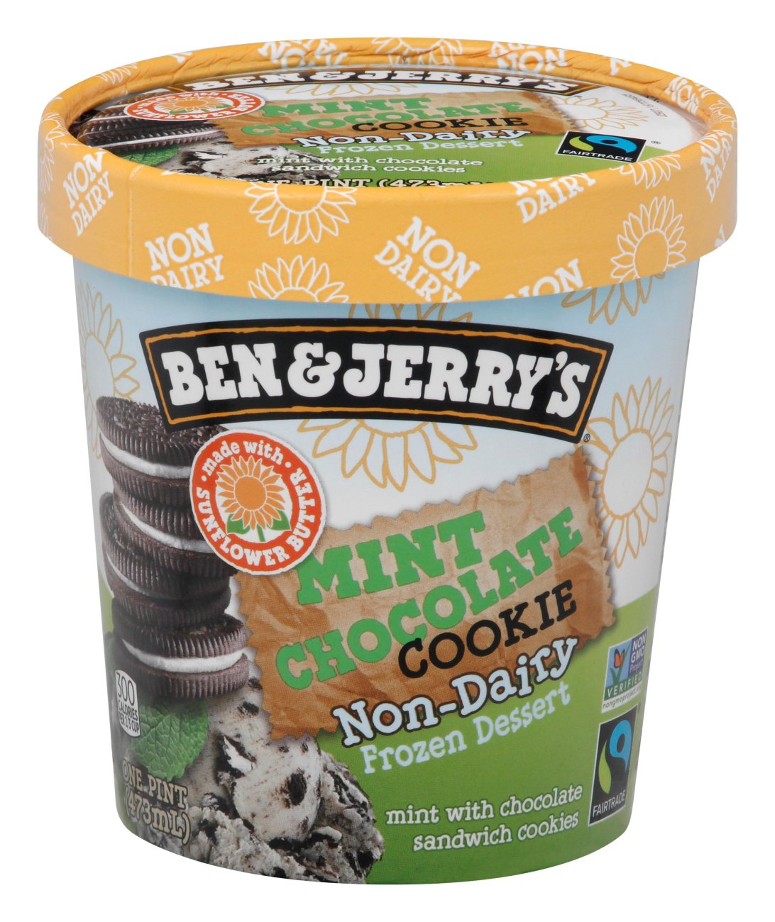 Ben & Jerry's Mint Chocolate Cookie Non-Dairy Frozen Dessert - Shop Ice ...