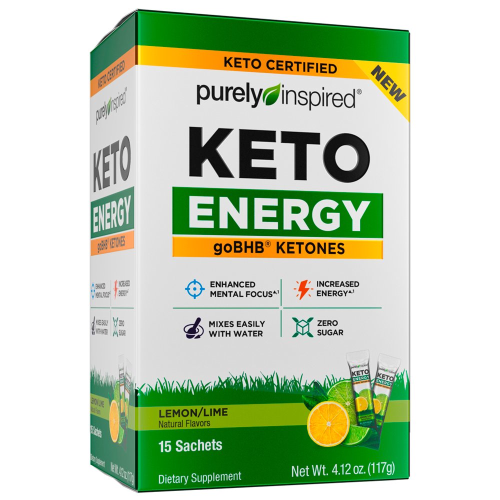 Purely Inspired Keto Energy Lemon Lime Ketones Shop Diet & Fitness at