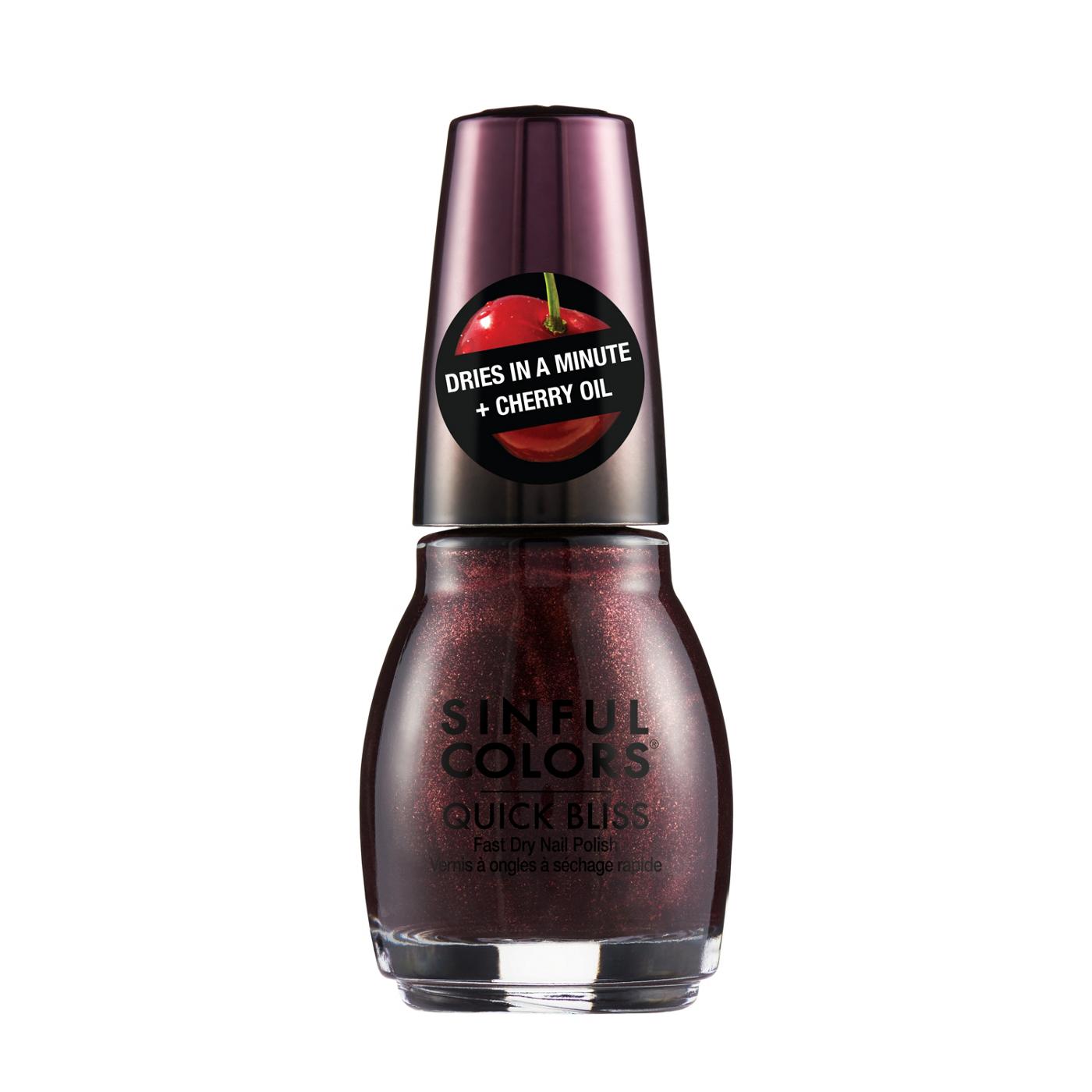 Sinful Colors Quick Bliss Nail Polish - Black Cherry; image 1 of 3