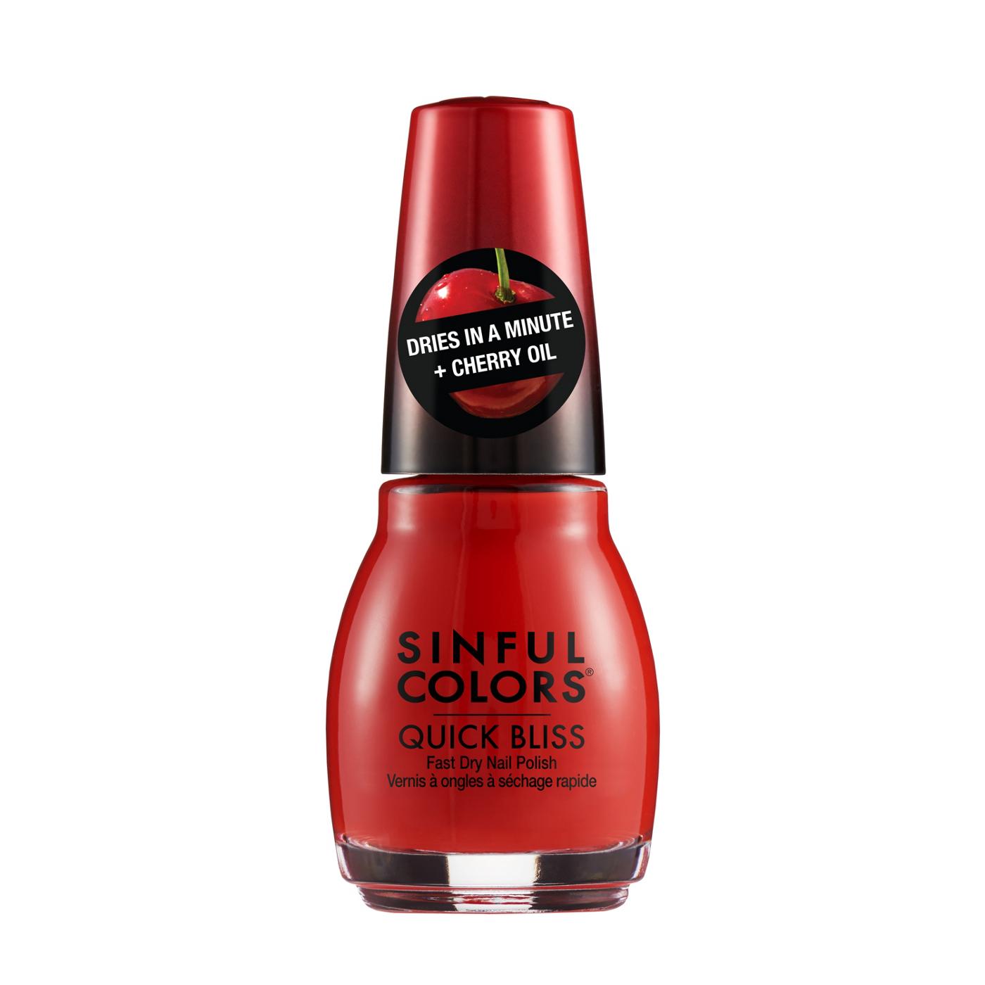 Sinful Colors Quick Bliss Nail Polish - Cherry Chaser ; image 1 of 3