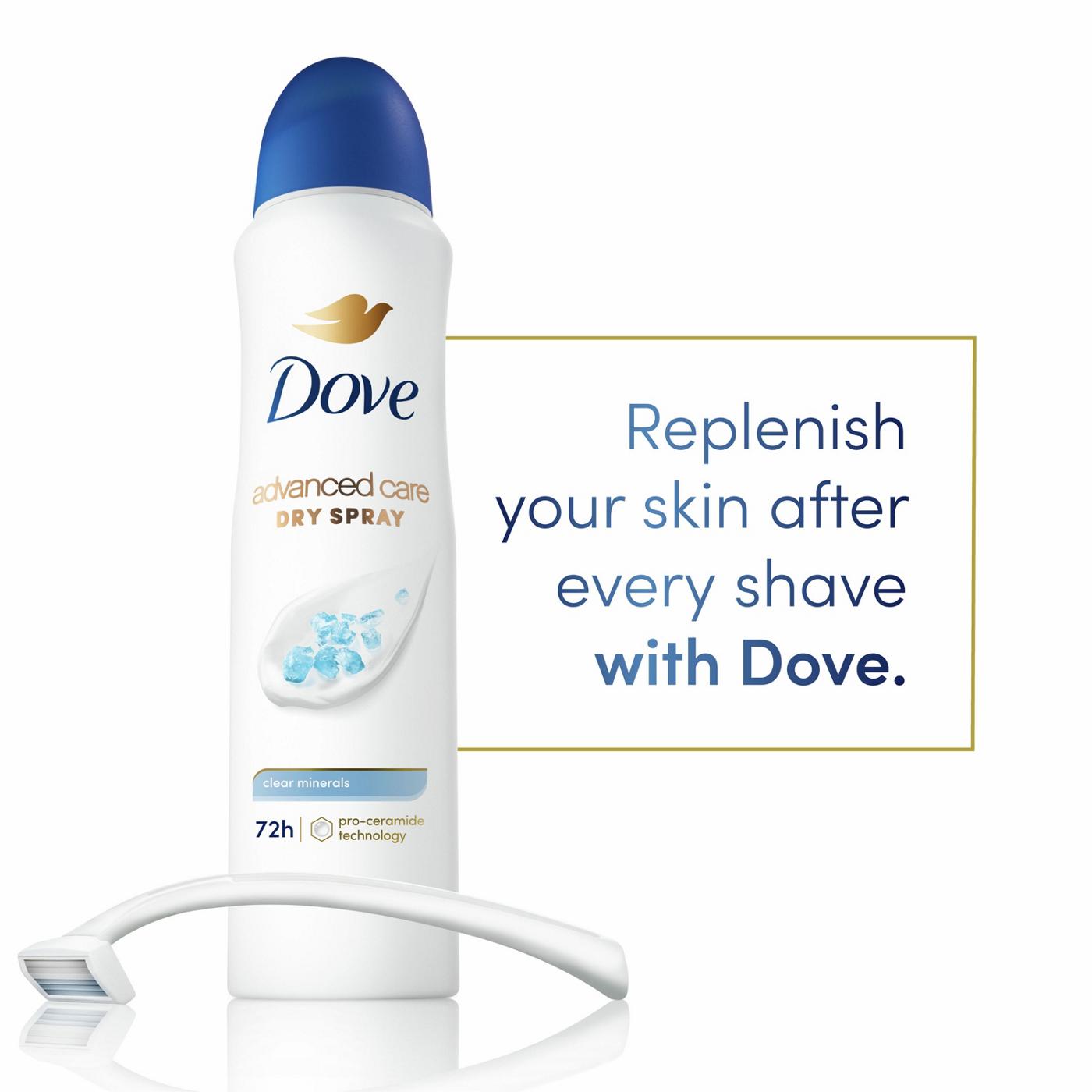 Dove Advanced Care Dry Spray Antiperspirant Deodorant - Clear Minerals; image 5 of 6