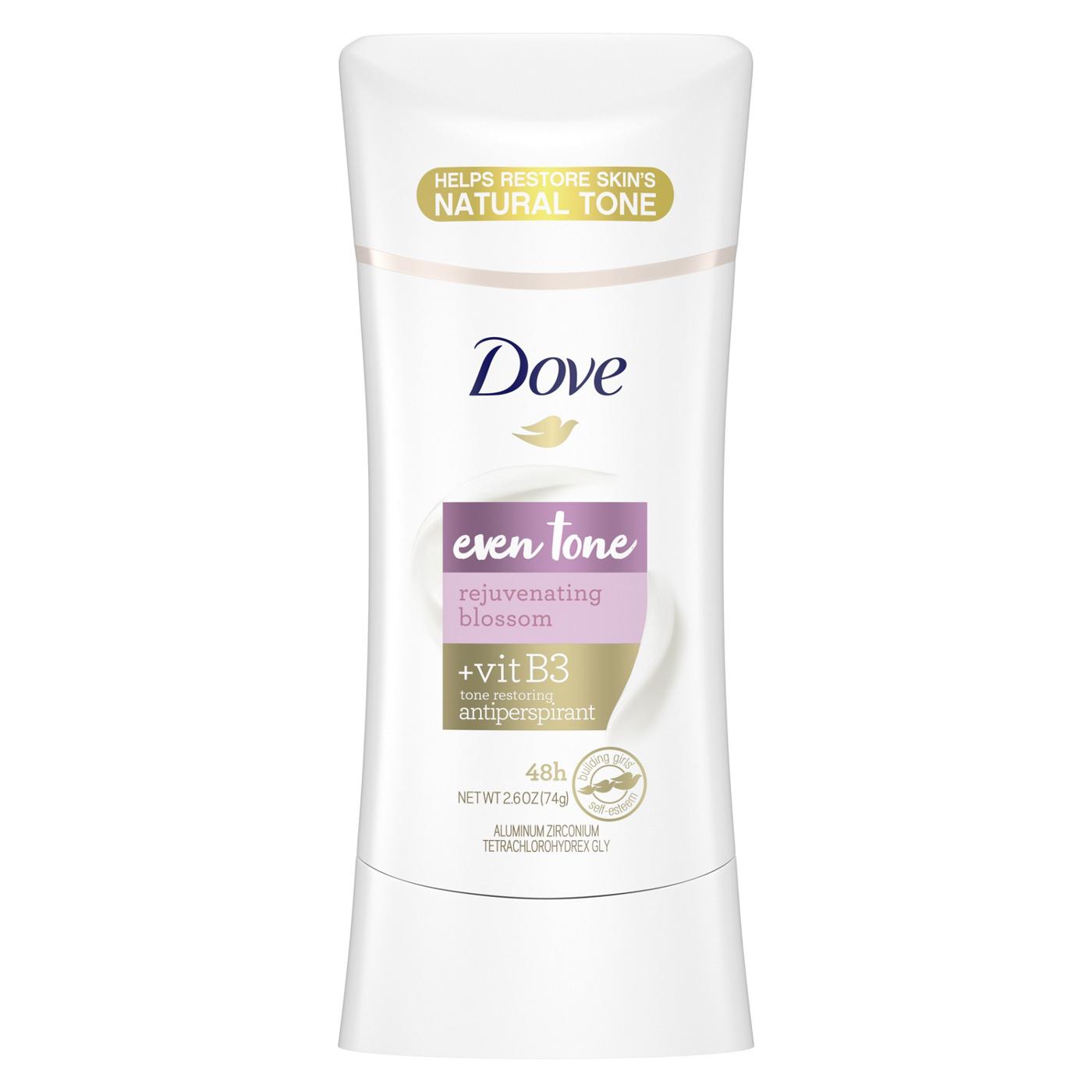 Dove Even Tone Antiperspirant Rejuvenating Blossom; image 1 of 7