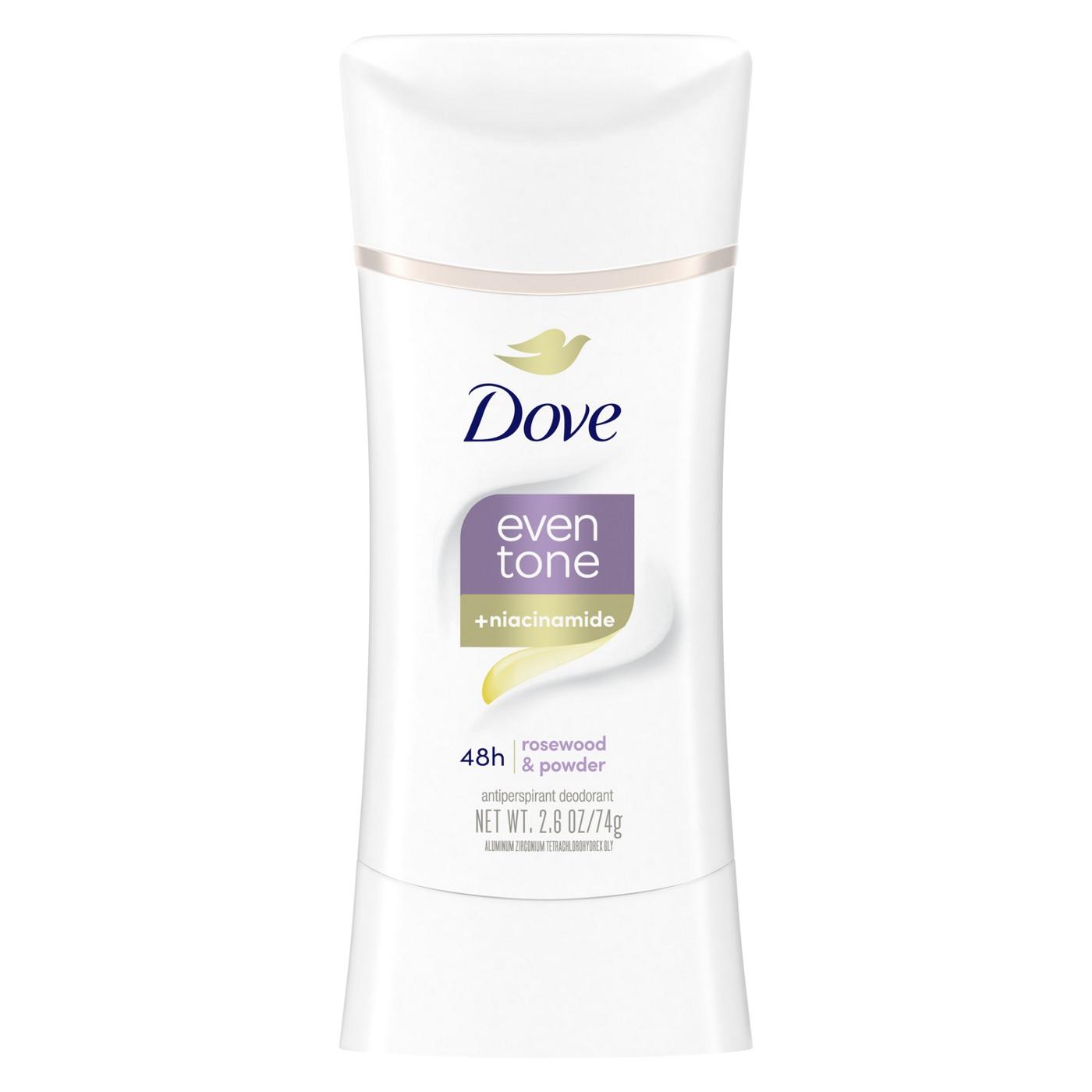 Dove Even Tone Antiperspirant Deodorant - Rosewood & Powder; image 1 of 2