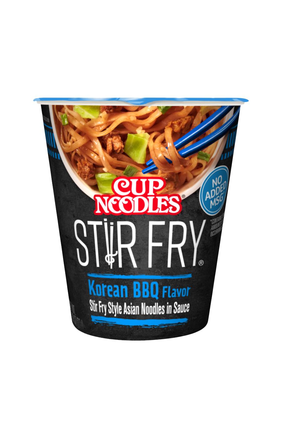 Nissin Korean BBQ Stir Fry Cup Noodles; image 1 of 6