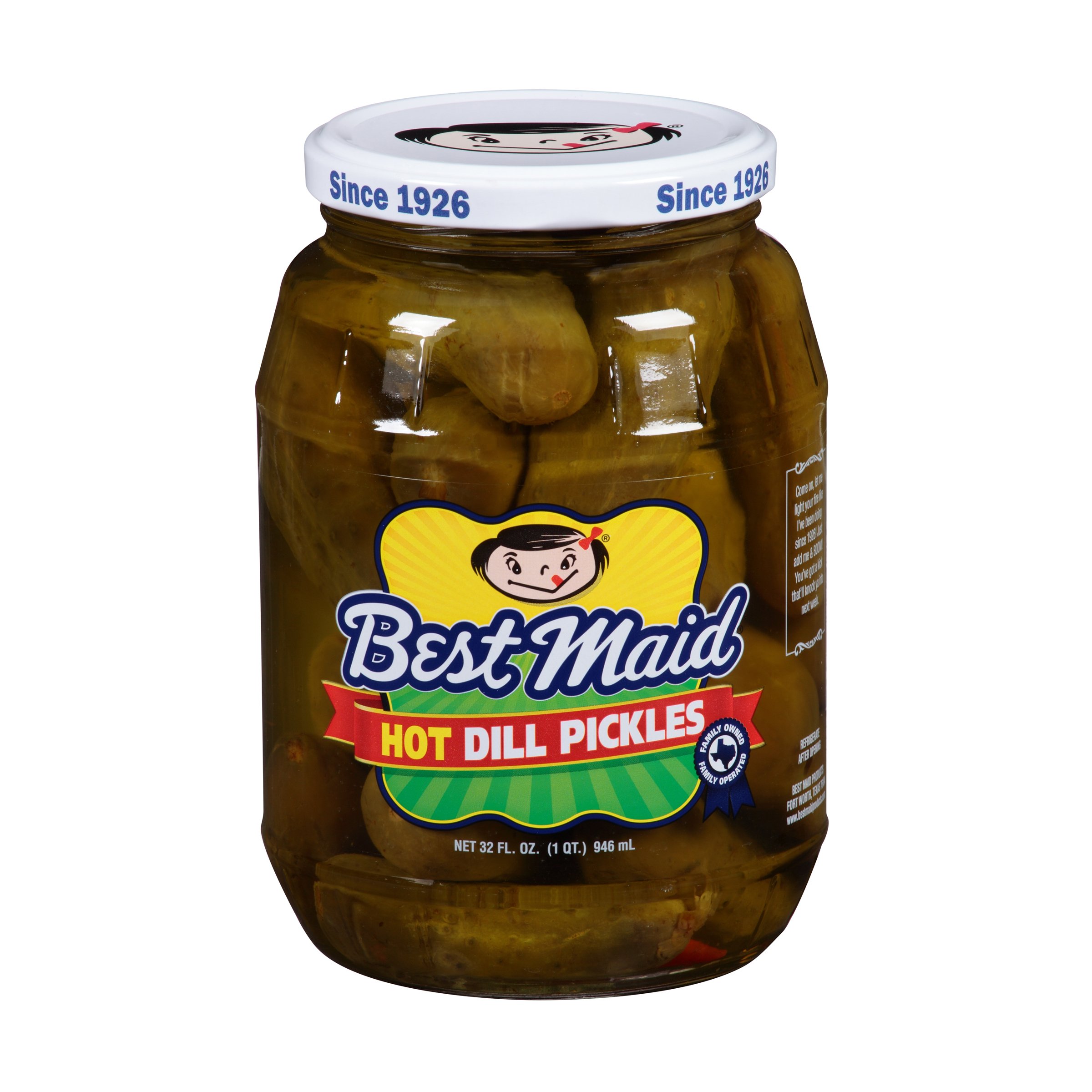 Best Maid Hot Dill Pickles Shop Vegetables at HEB