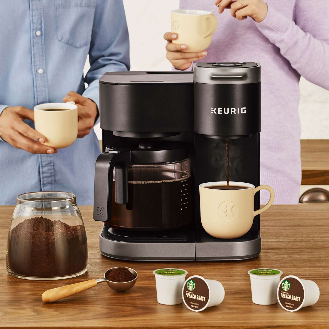 Keurig K-Duo Black Single Serve & Carafe Coffee Maker; image 6 of 7