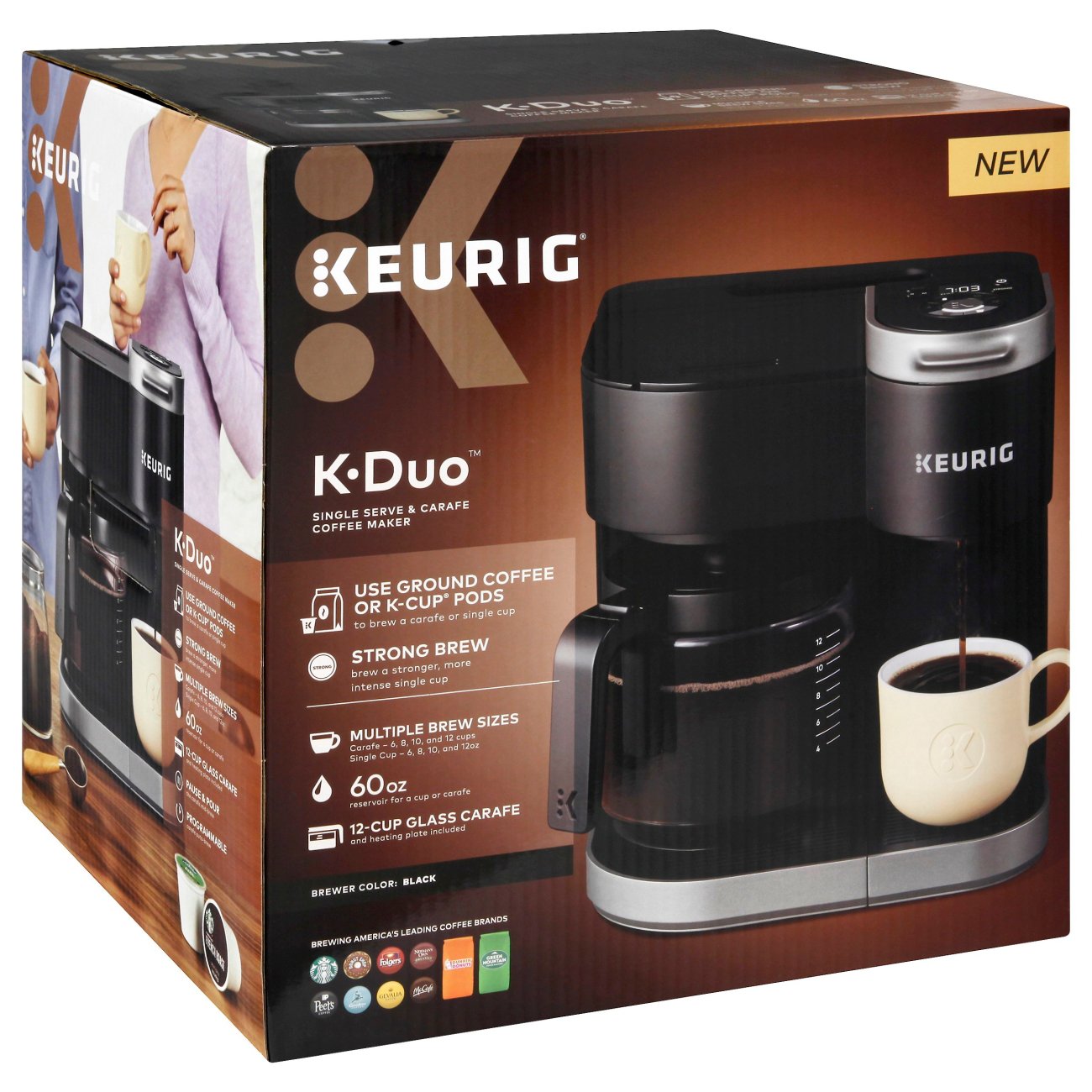 Keurig K-Duo Black Single Serve & Carafe Coffee Maker - Shop