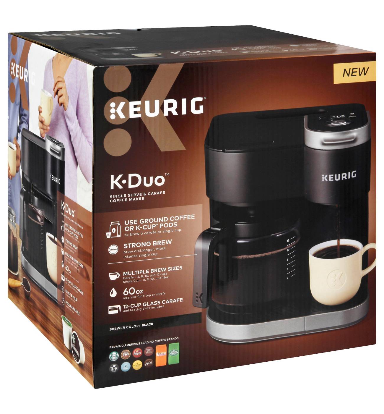  Keurig K-Duo Coffee Maker, Single Serve and 12-Cup