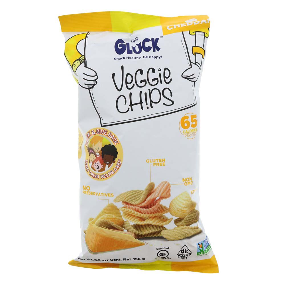 Gluck Cheddar Veggie Chips Shop Chips at HEB