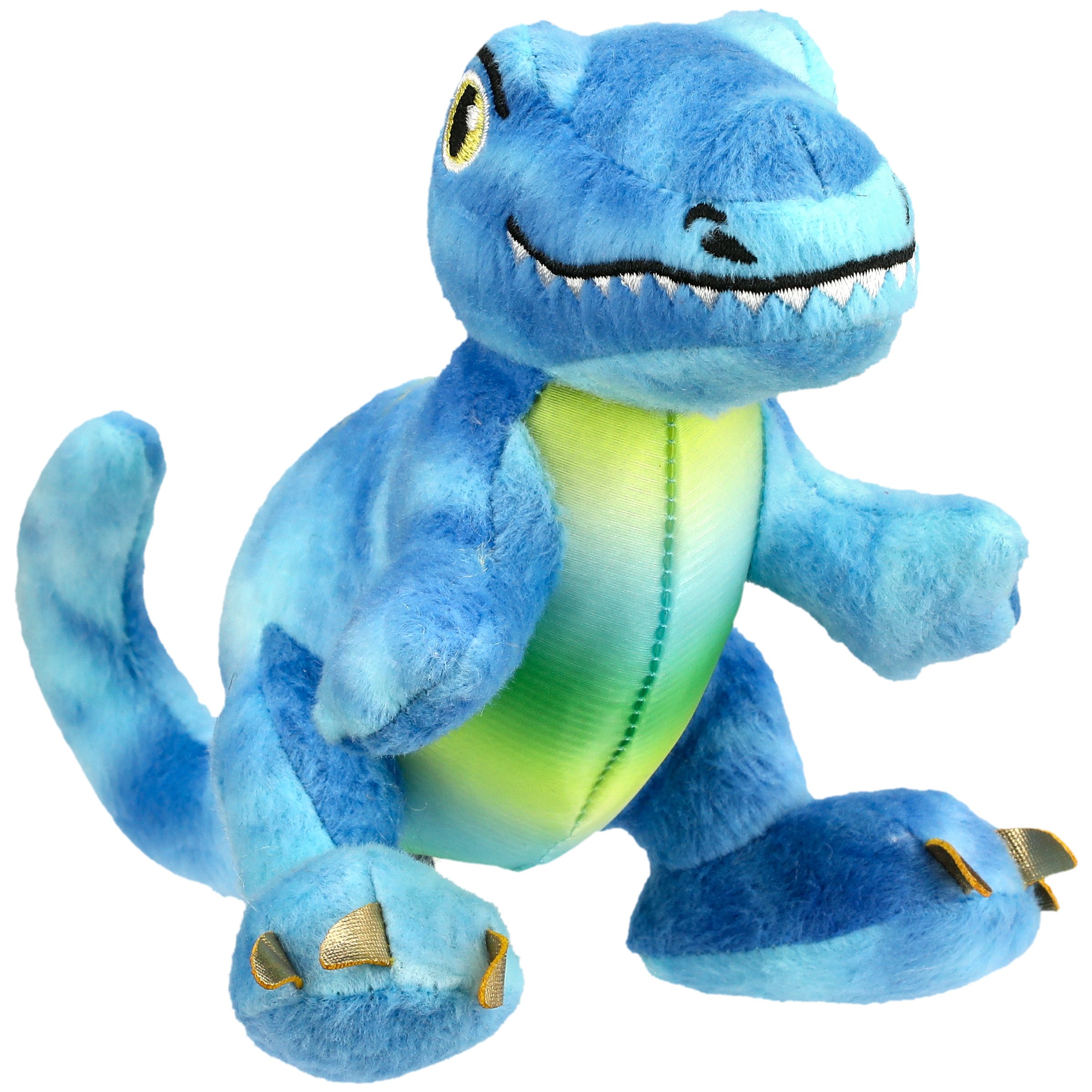 stuffed velociraptor blue