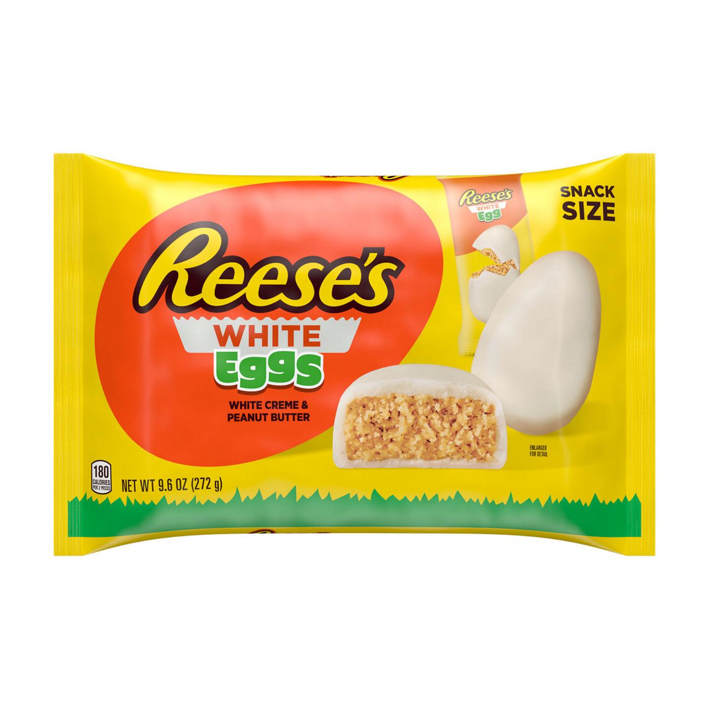 Reese's White Creme Peanut Butter Eggs Snack Size Easter Candy Shop