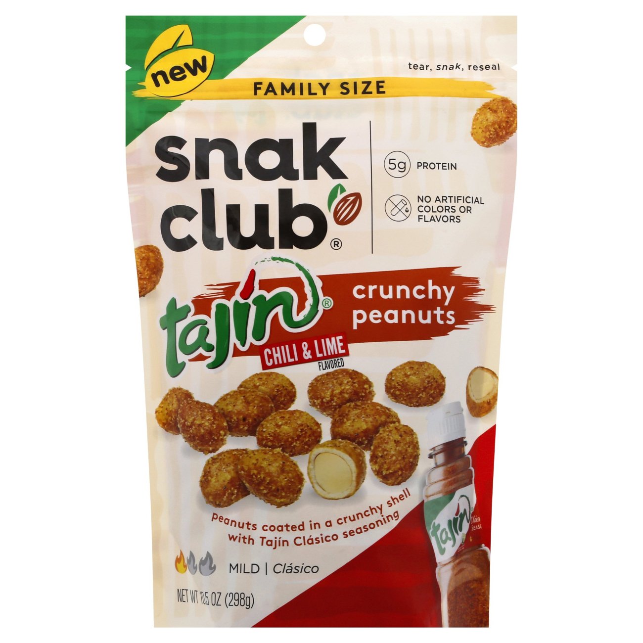 Snak Club Tajin Crunchy Peanuts Shop Nuts & Seeds at HEB
