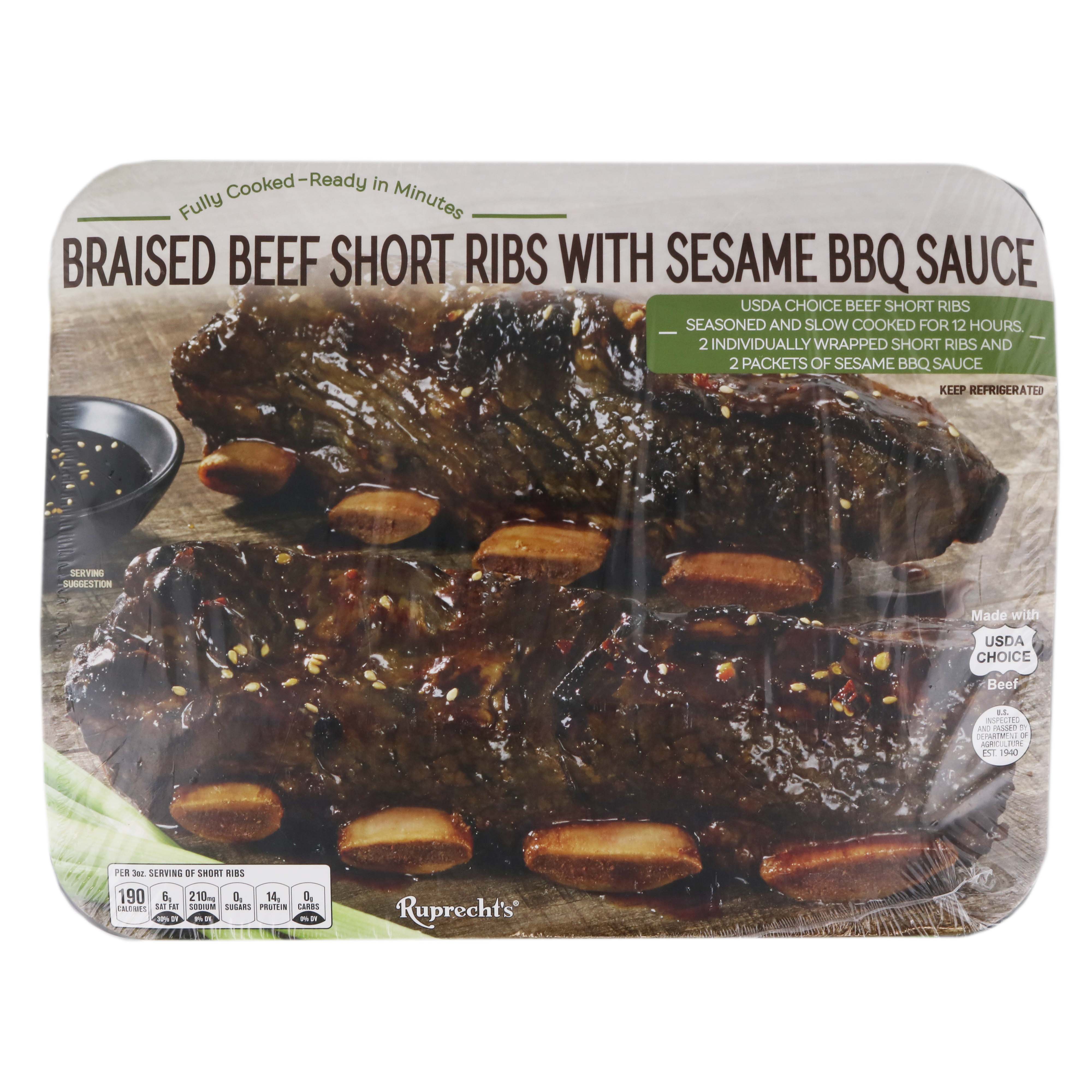 Ruprecht's Braised Beef Short Ribs with Sesame BBQ Sauce | Central ...